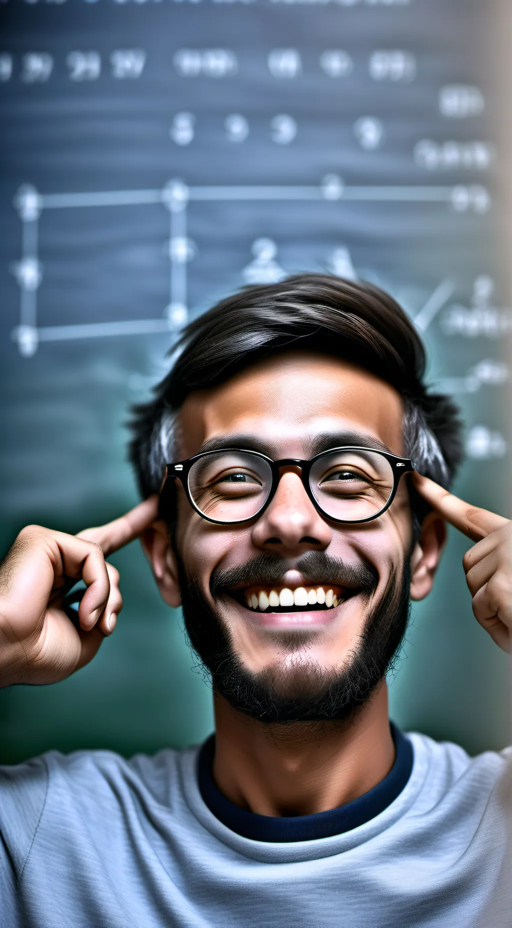 ai character: Prof. Meme-lord Ma background