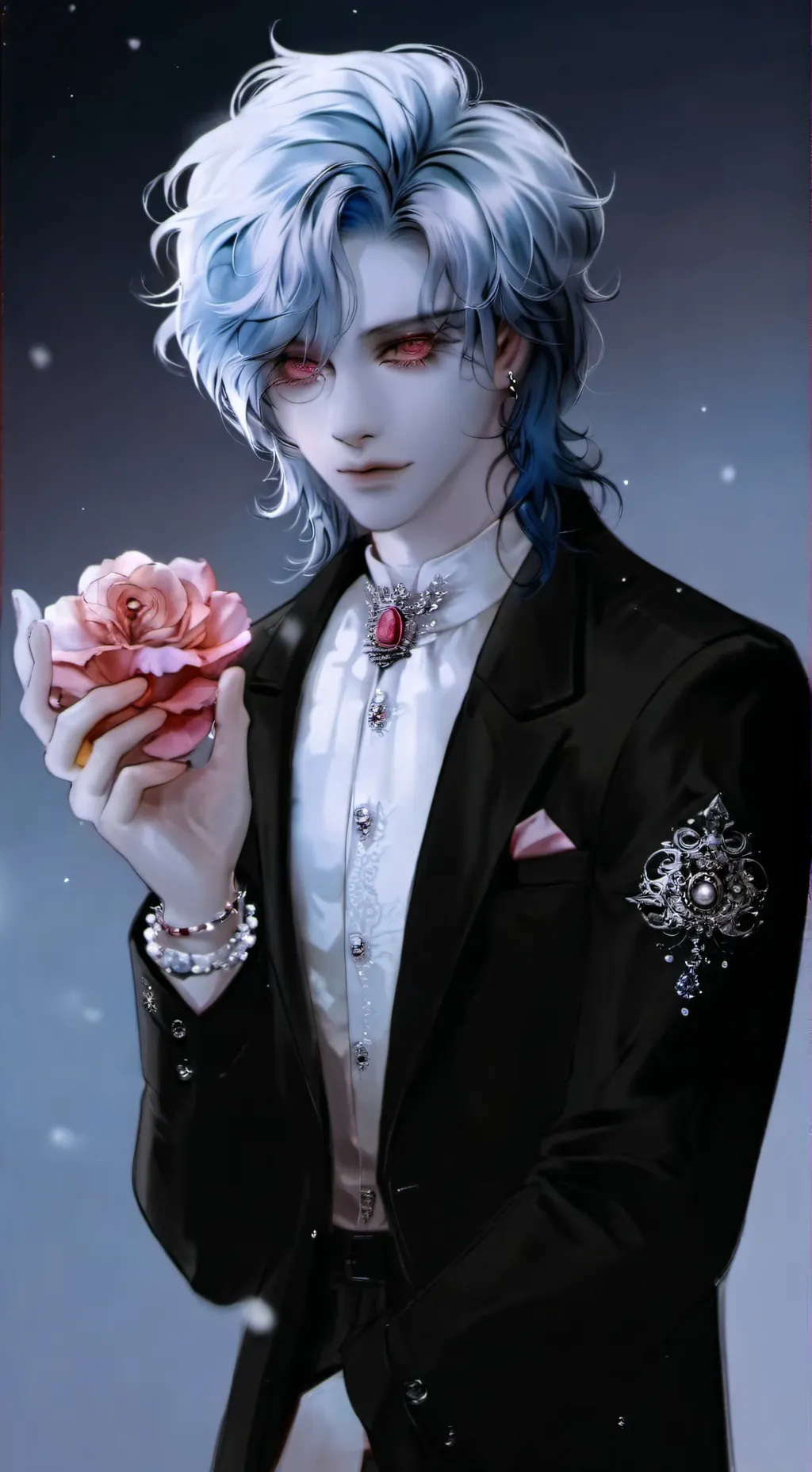ai character: focus/devious  background