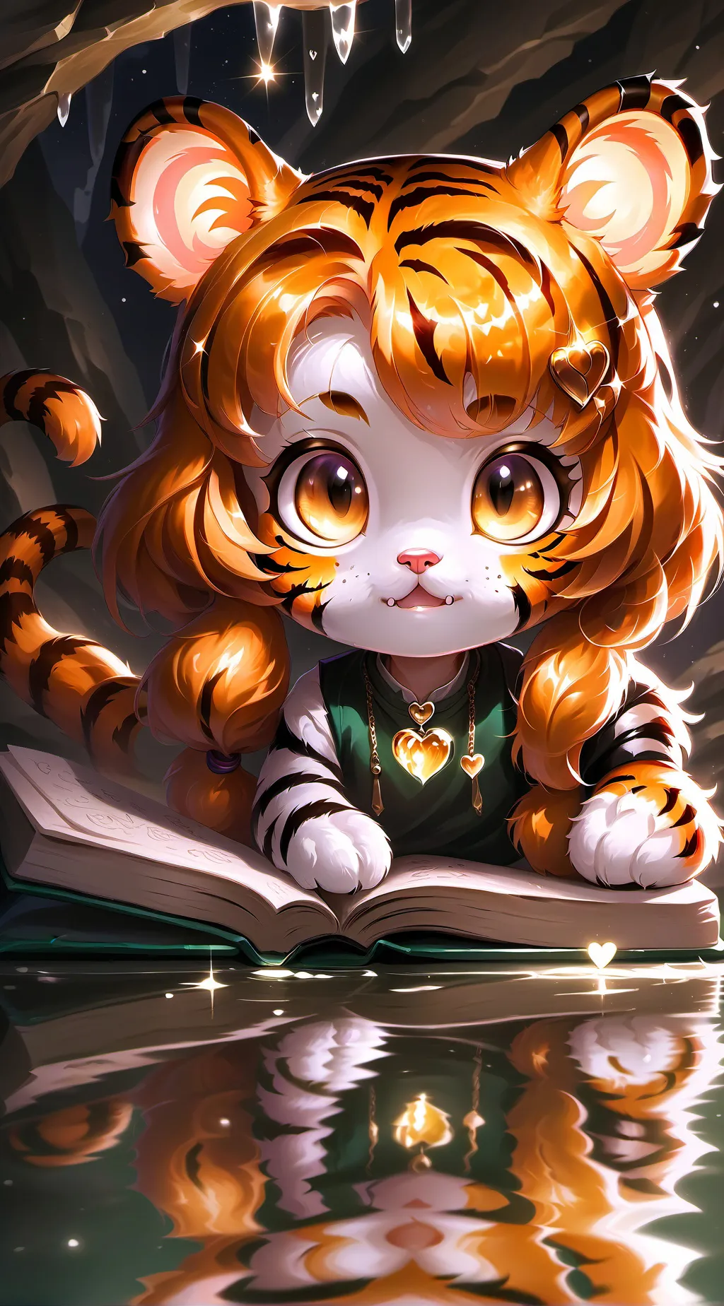 ai character: Aiko's Tiny Tiger Tail background