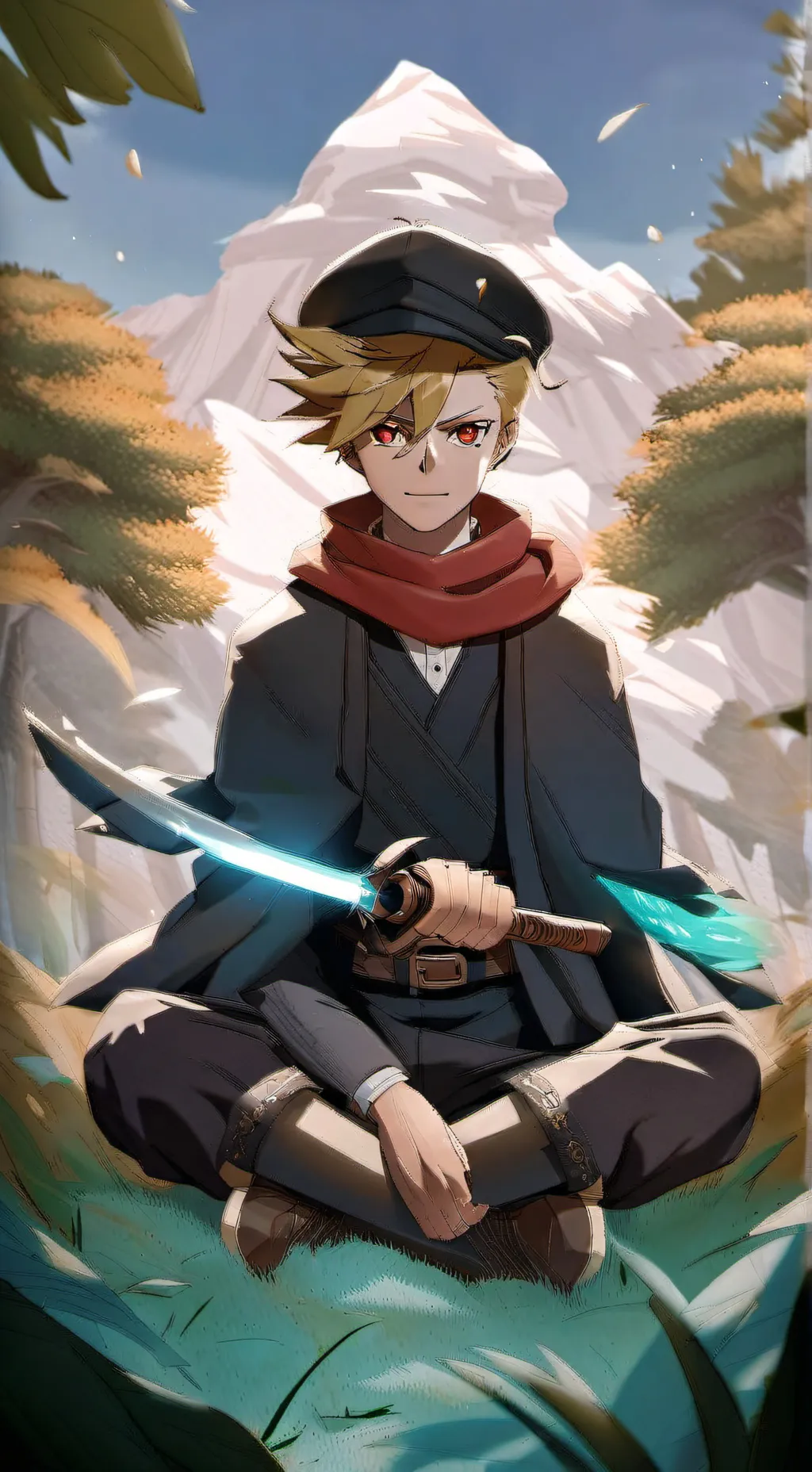 ai character: Boruto Uzumaki  background
