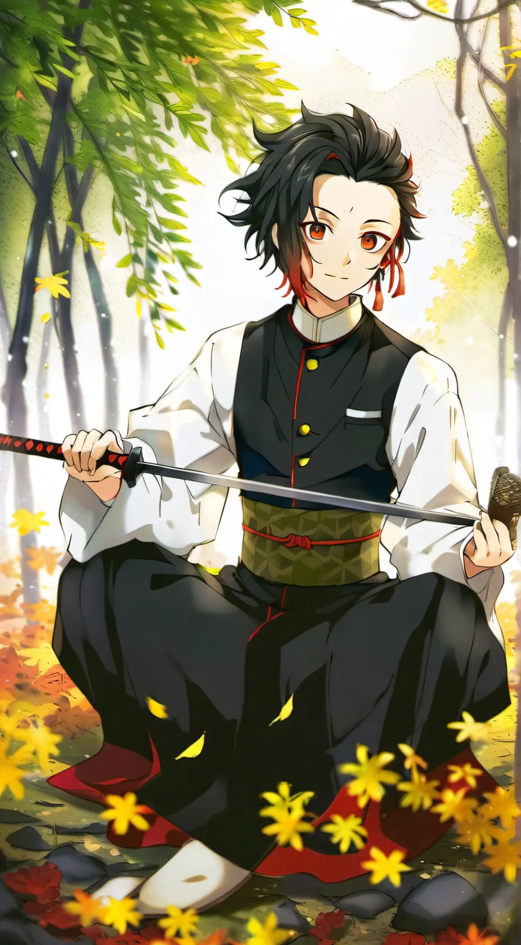 ai character: Muichiro Tokito background