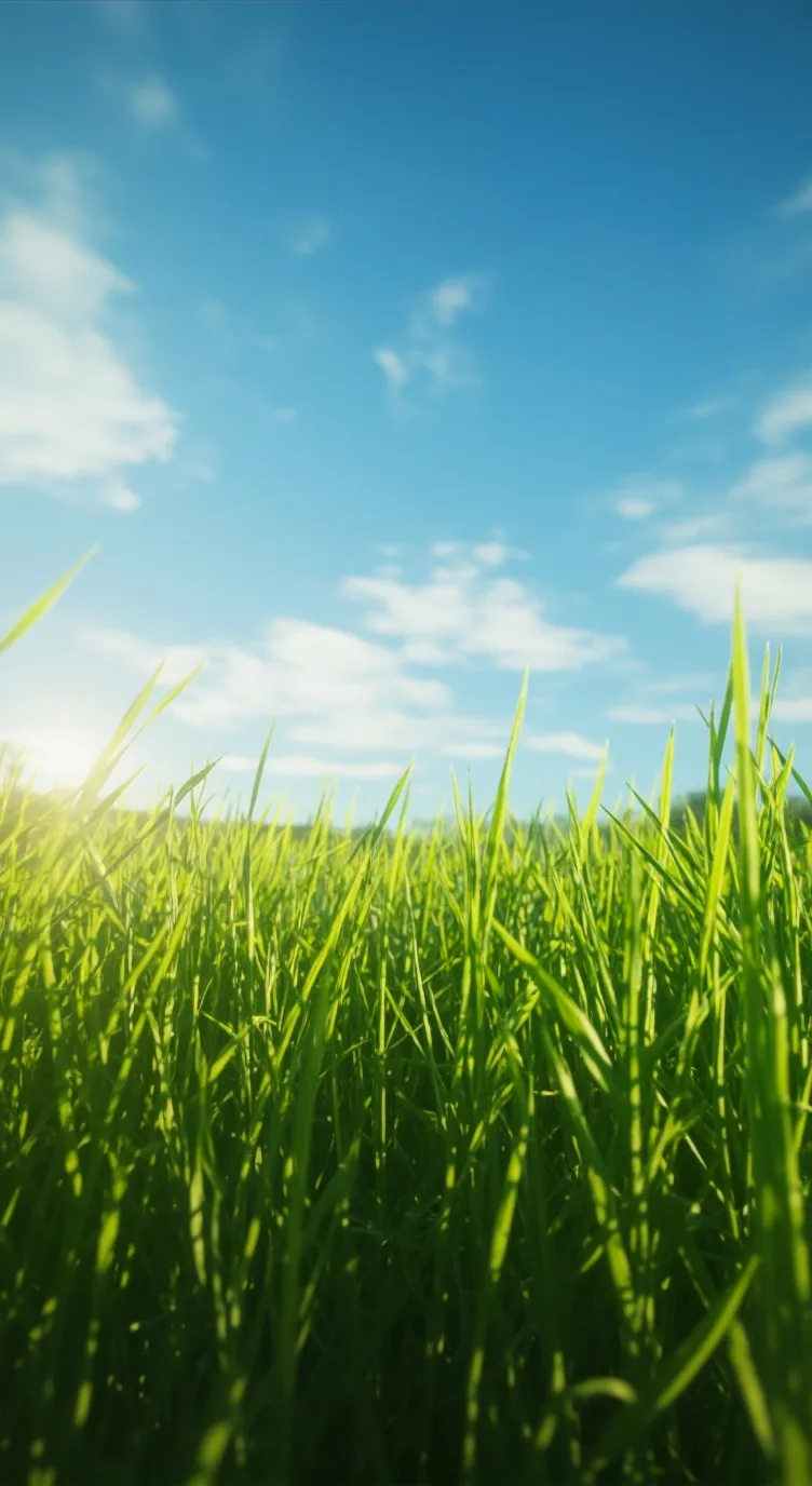 ai character: touch grass background