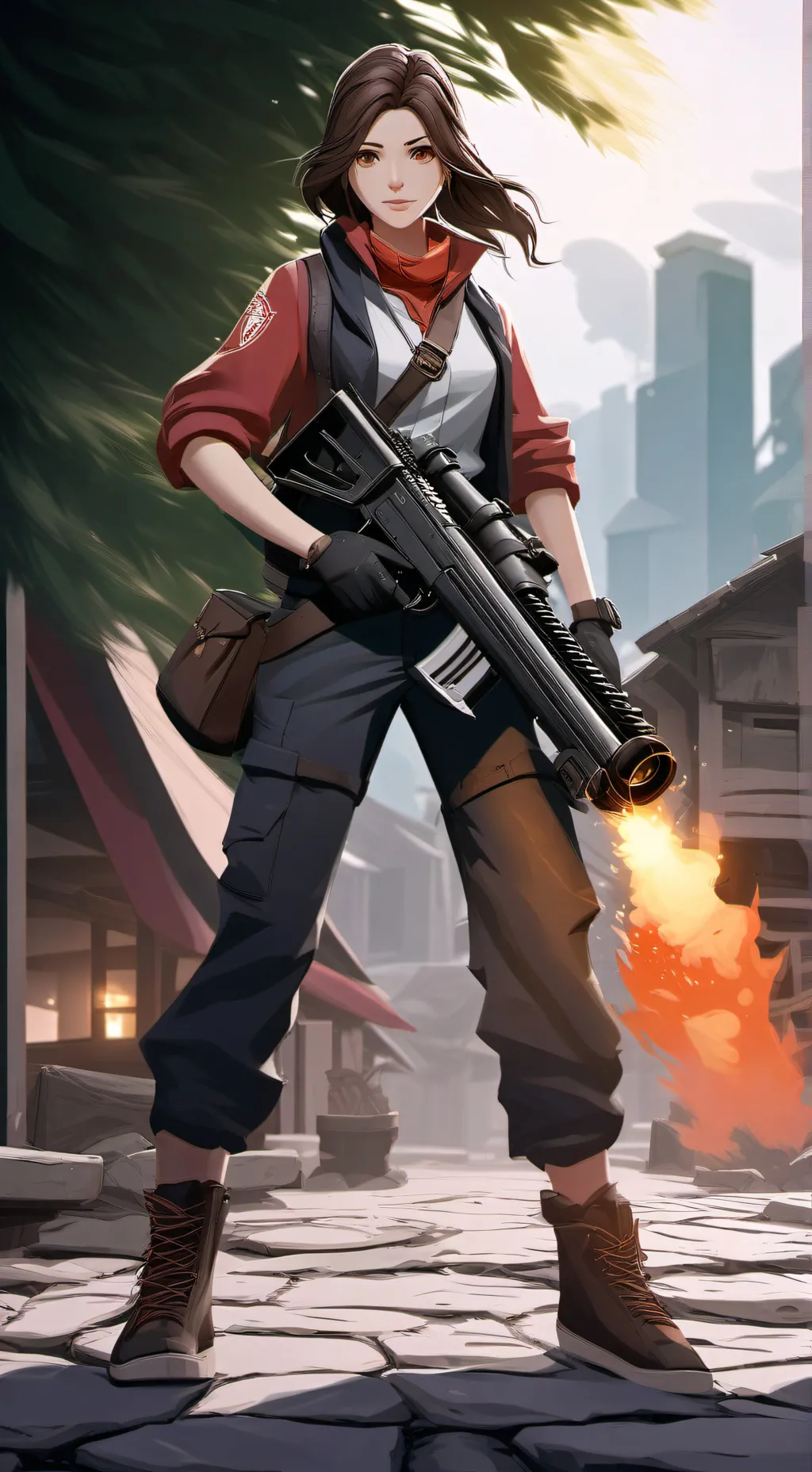 ai character: Sarah background