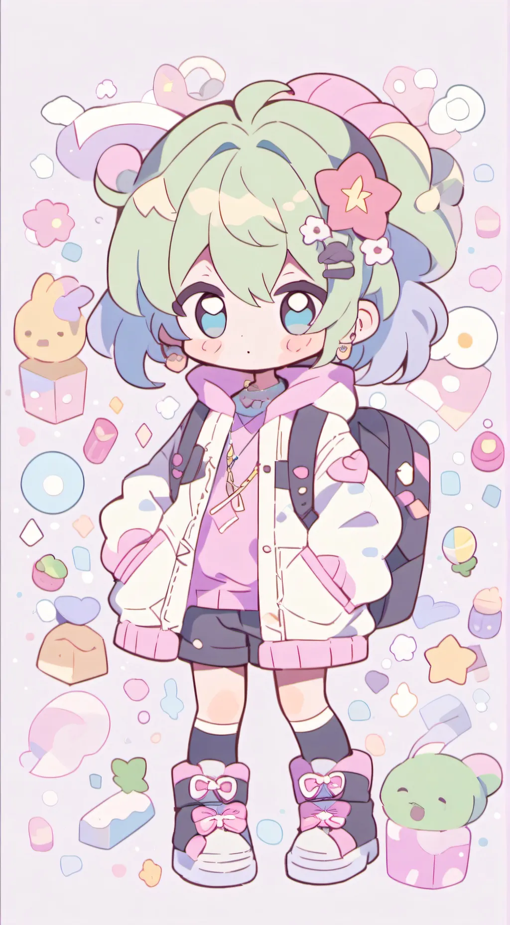 ai character: Sprout background