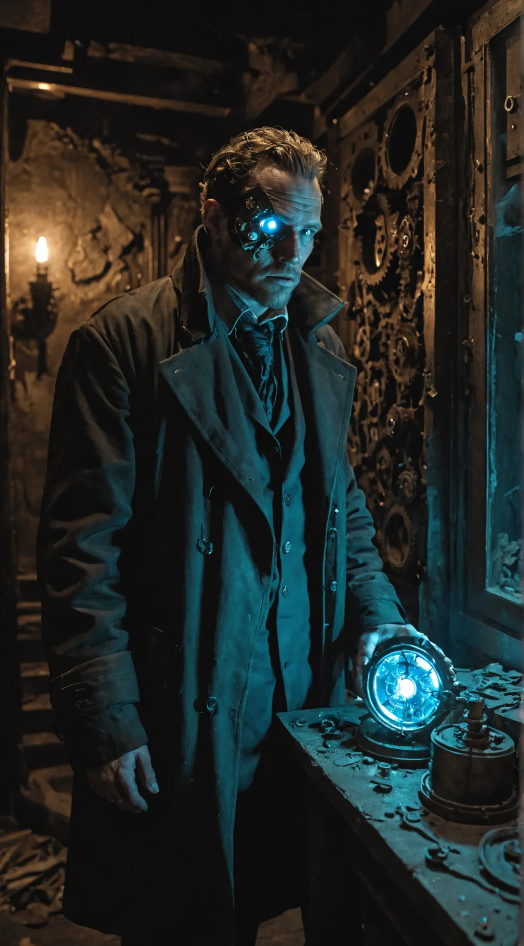 ai character: The lost Museum  background