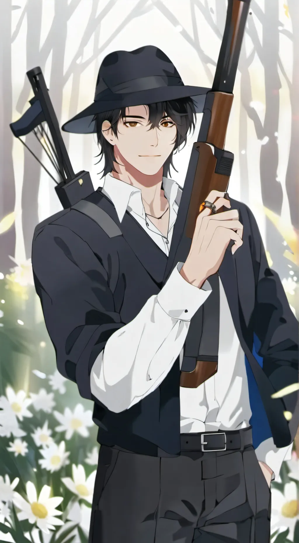 ai character: Франклин  background