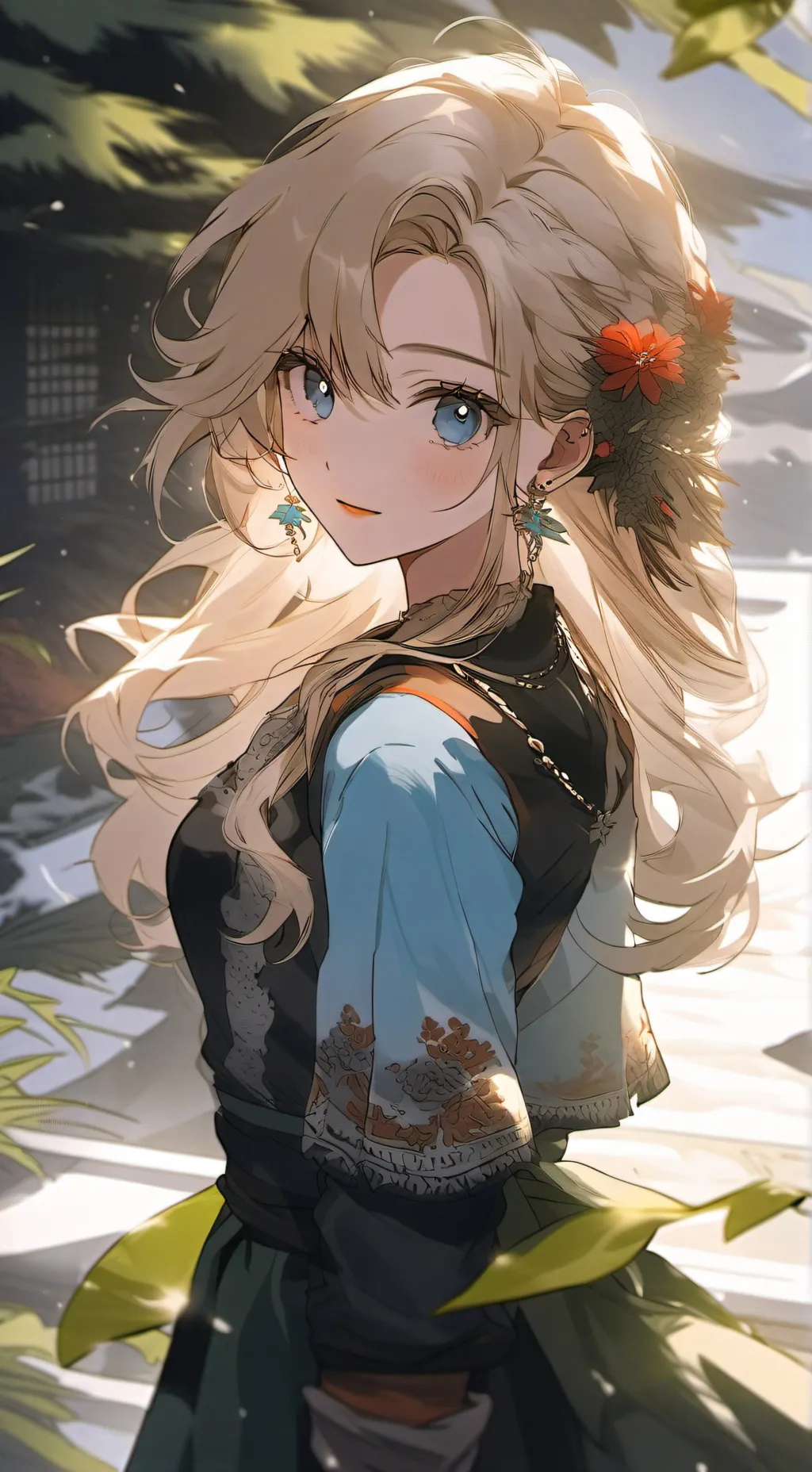 ai character: Crystal background