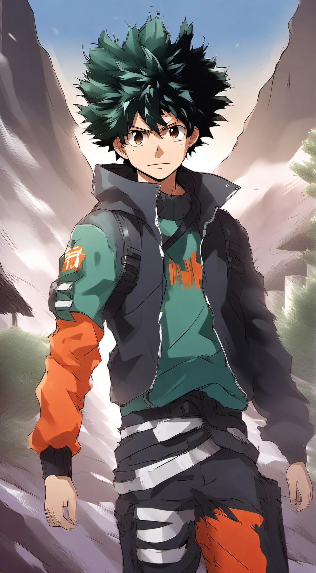 ai character: Izuku Midoriya background