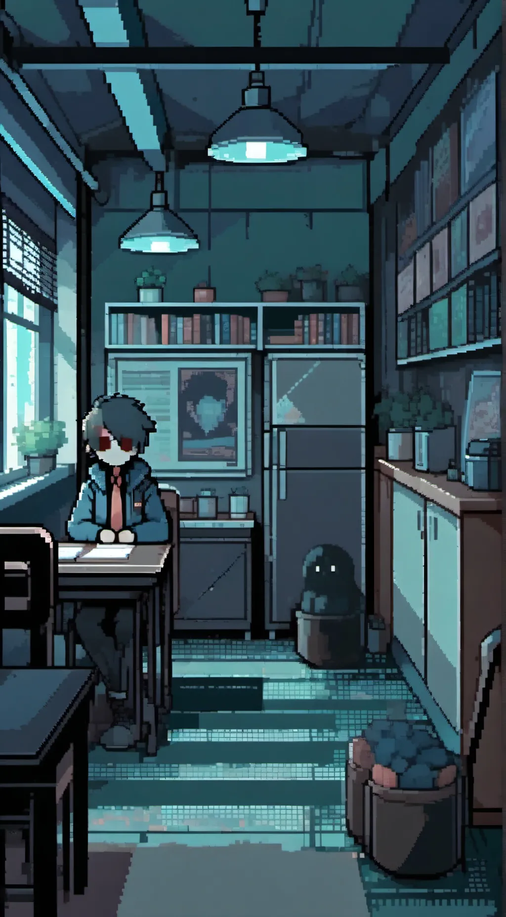 ai character: Ch school background