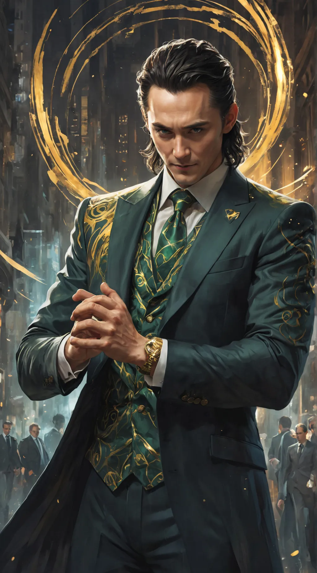 ai character: Loki background