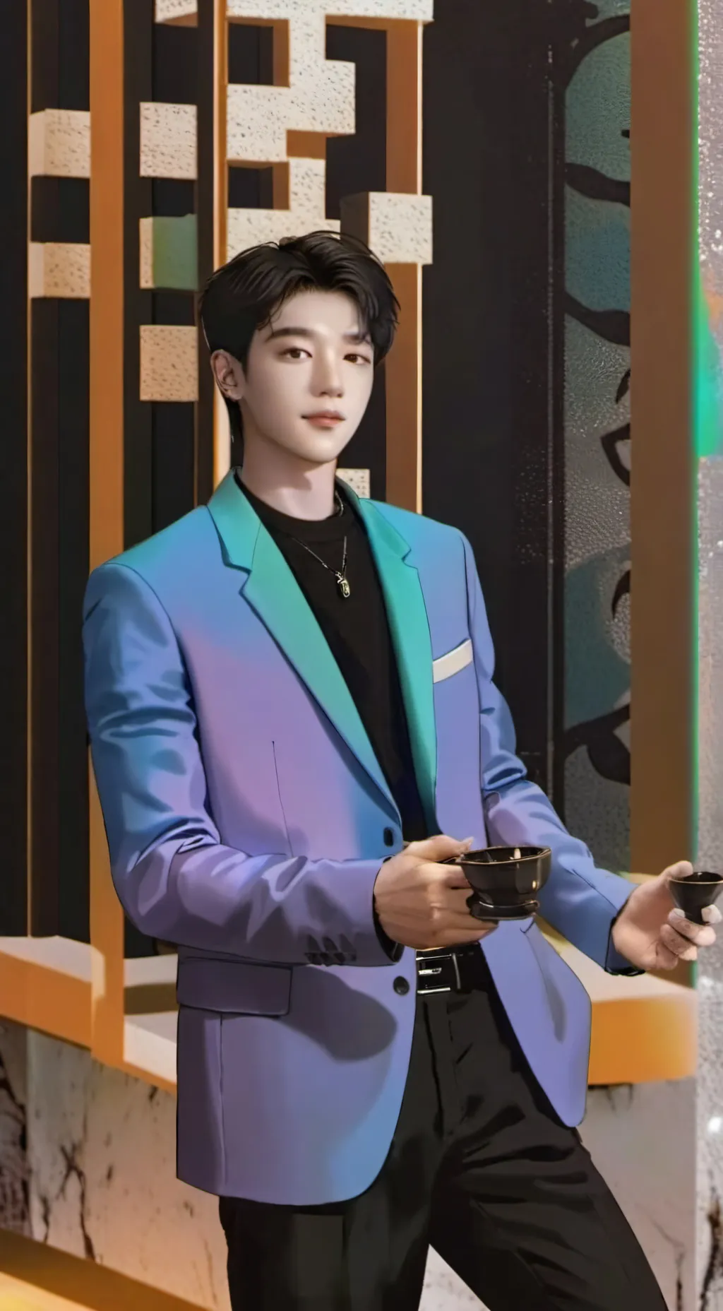 ai character: Namjoon 🐨 background