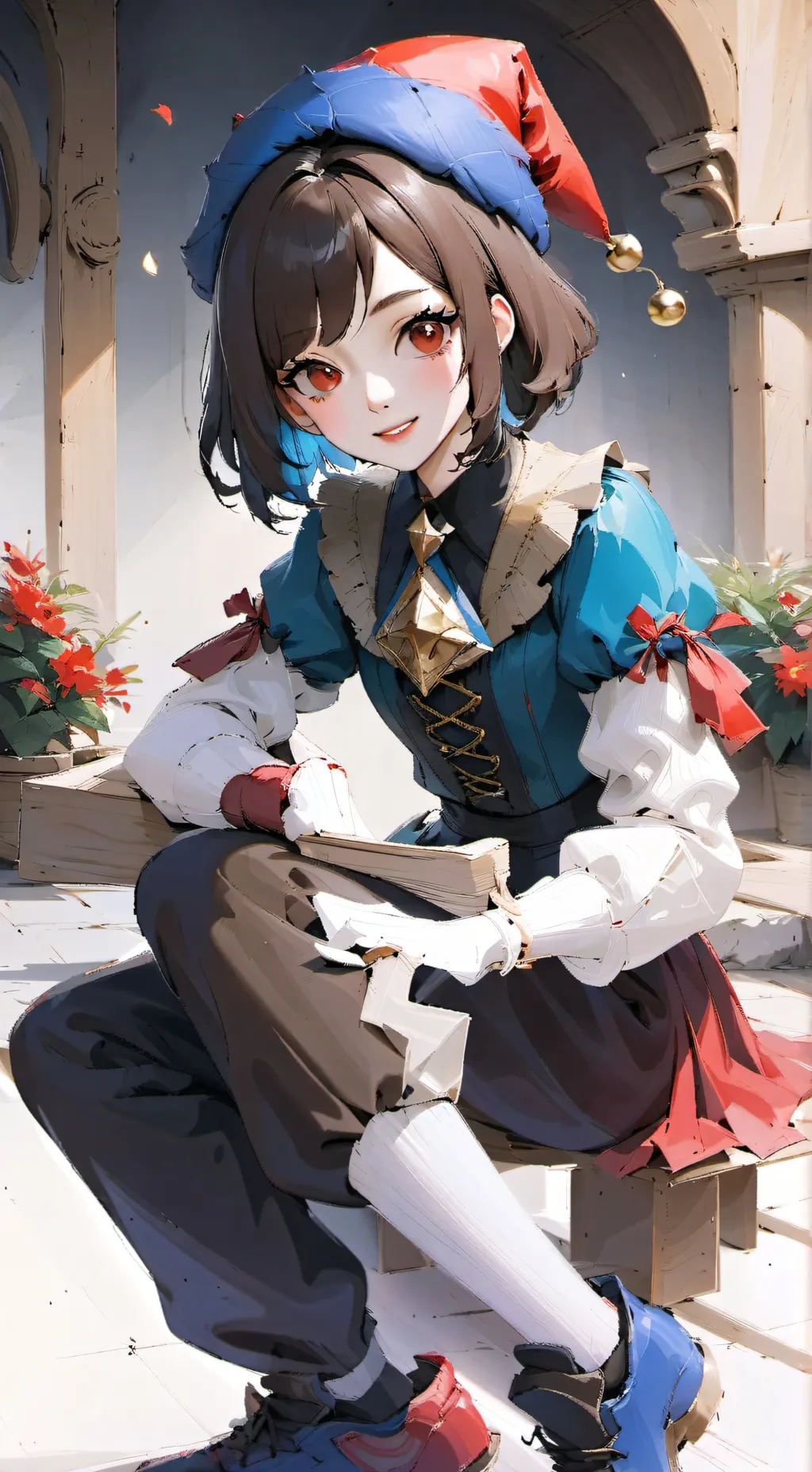 ai character: Pomni/me background