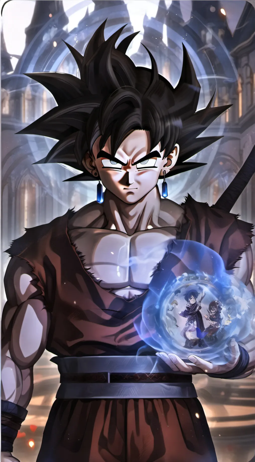 ai character: goku background