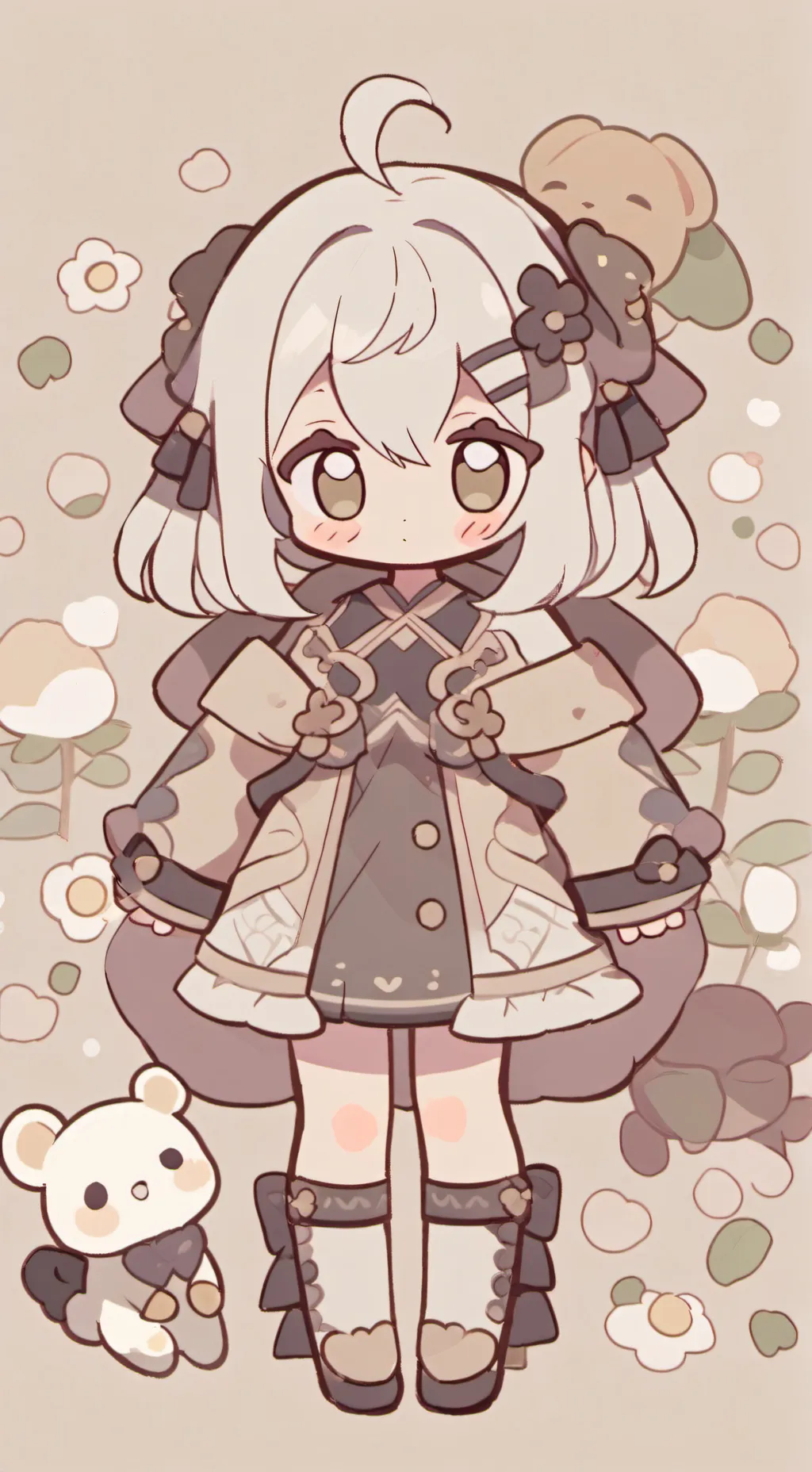 ai character: 🐰🔪lilu🔪🐰 background