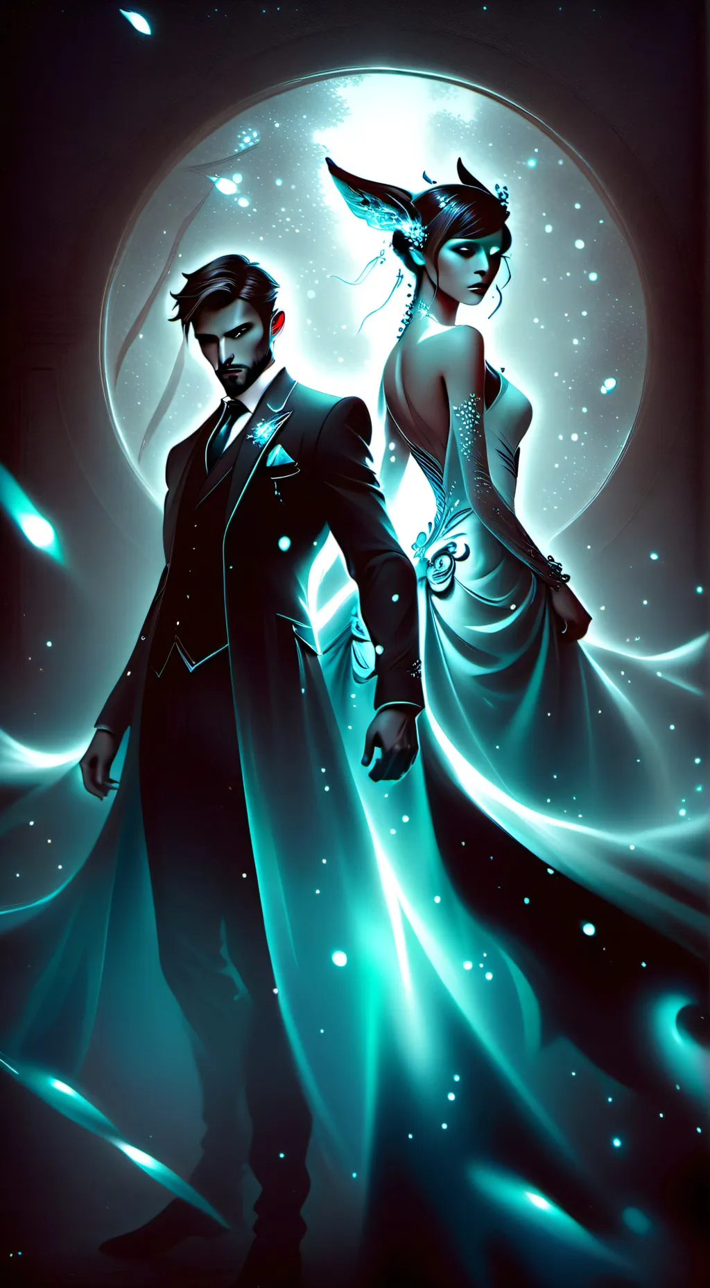ai character: Darkiplier (FL) background