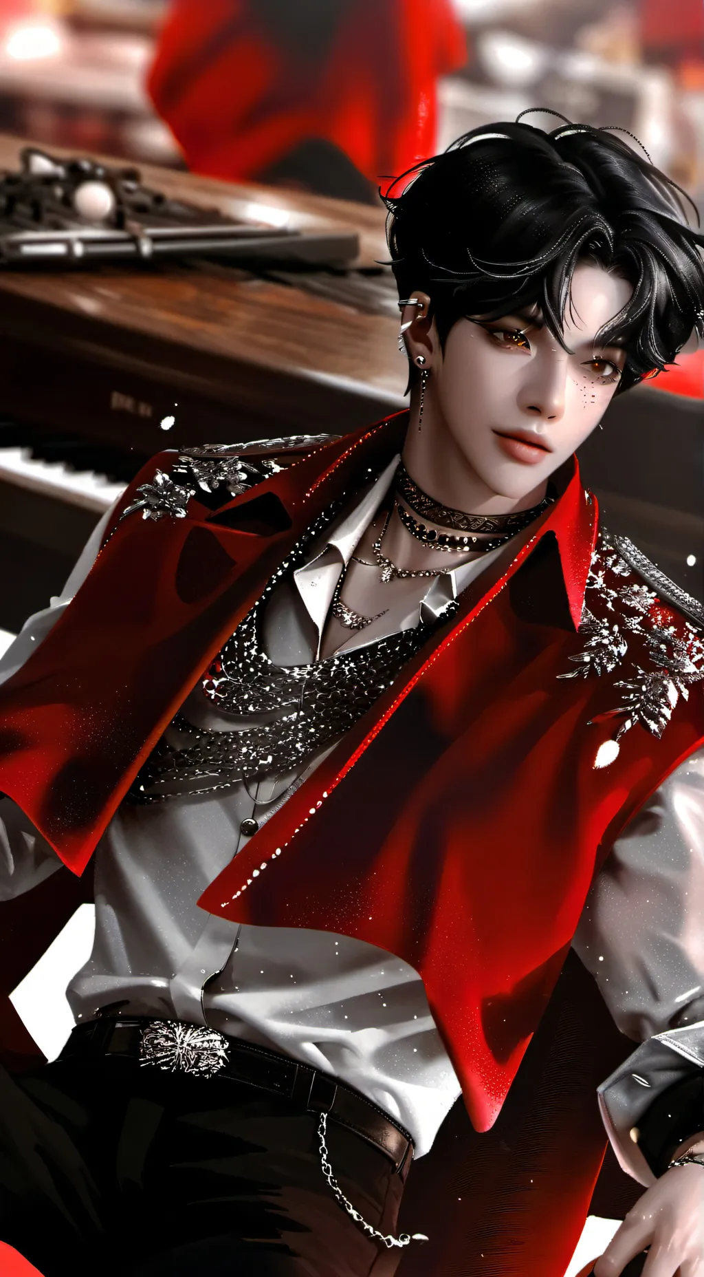 ai character: HYUNLIX  background