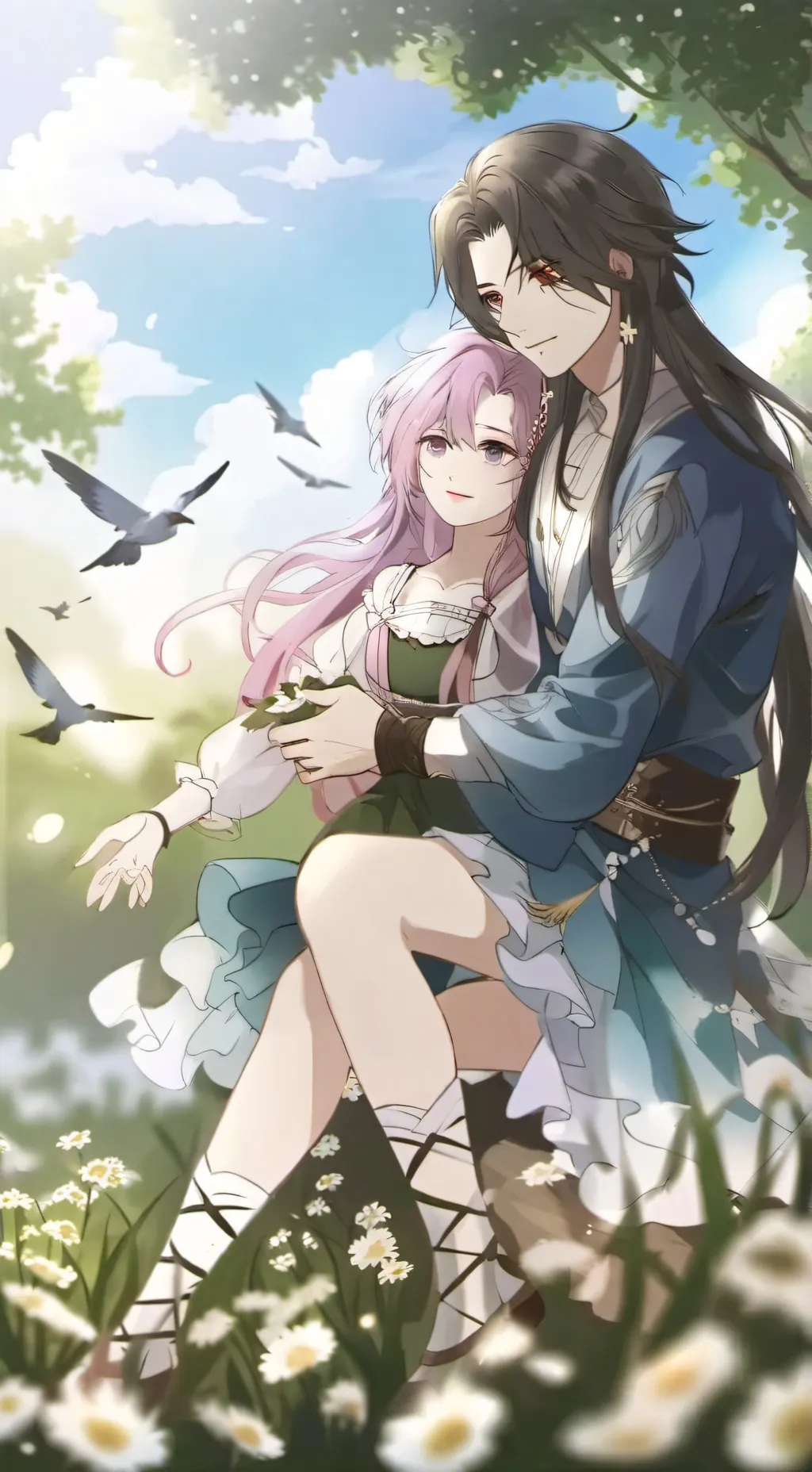 ai character: MHA CAMPING TRIP background