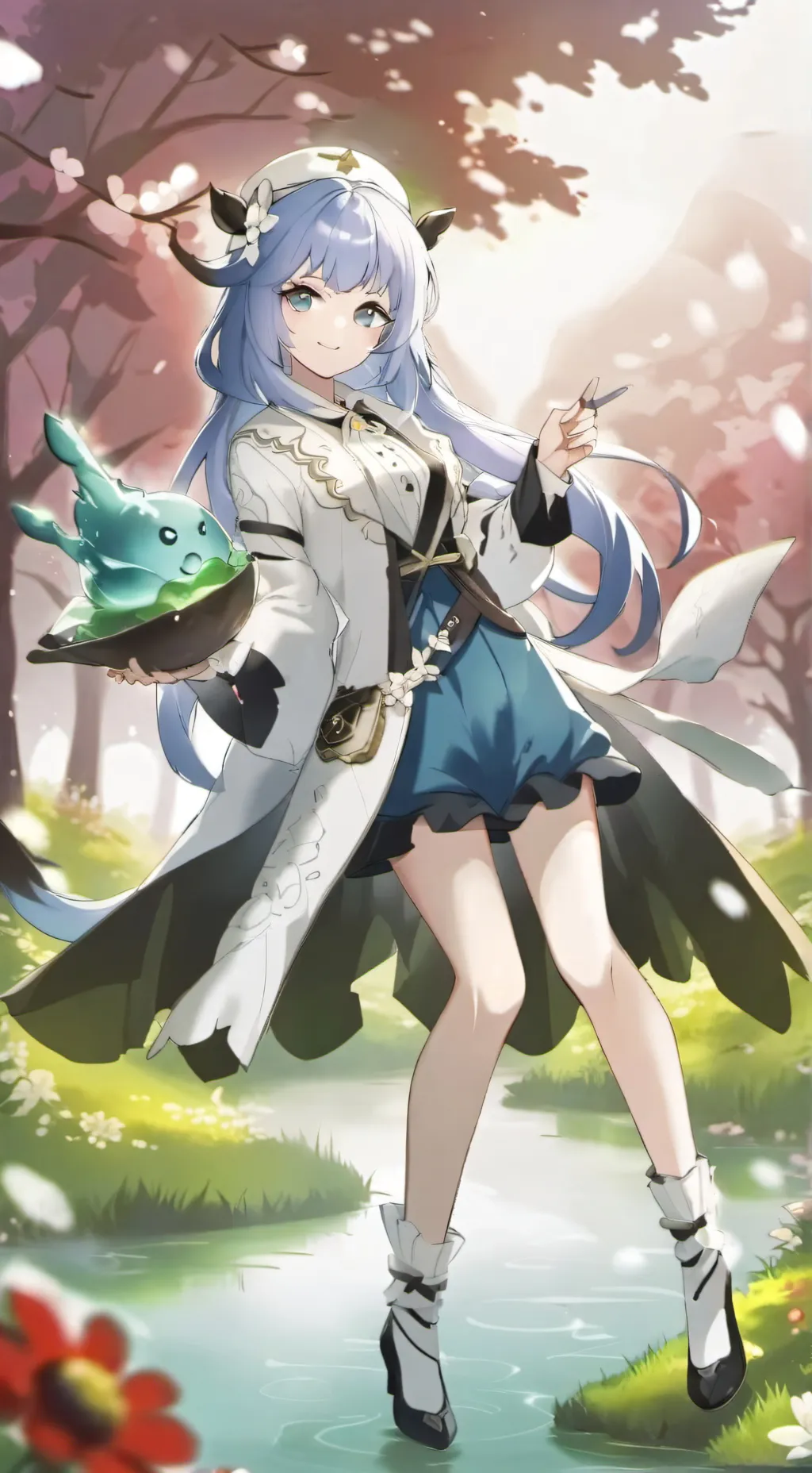 ai character: Luna Hoshino background