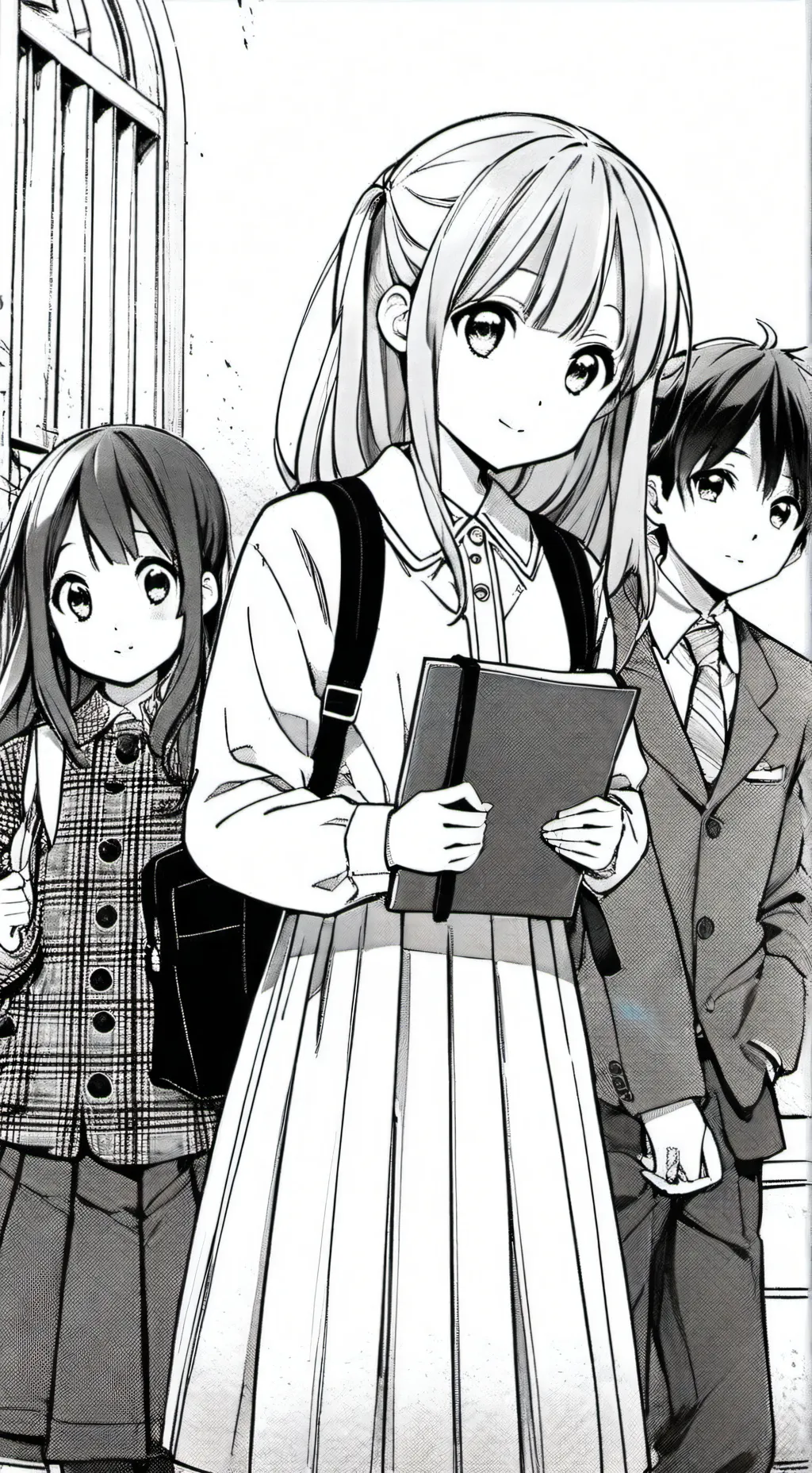 ai character: escuela background