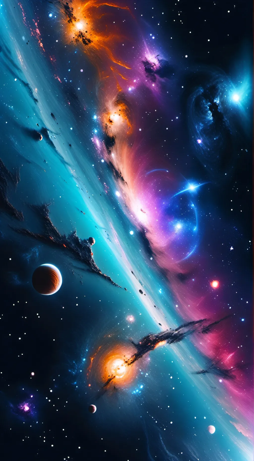 ai character: Planet creator background