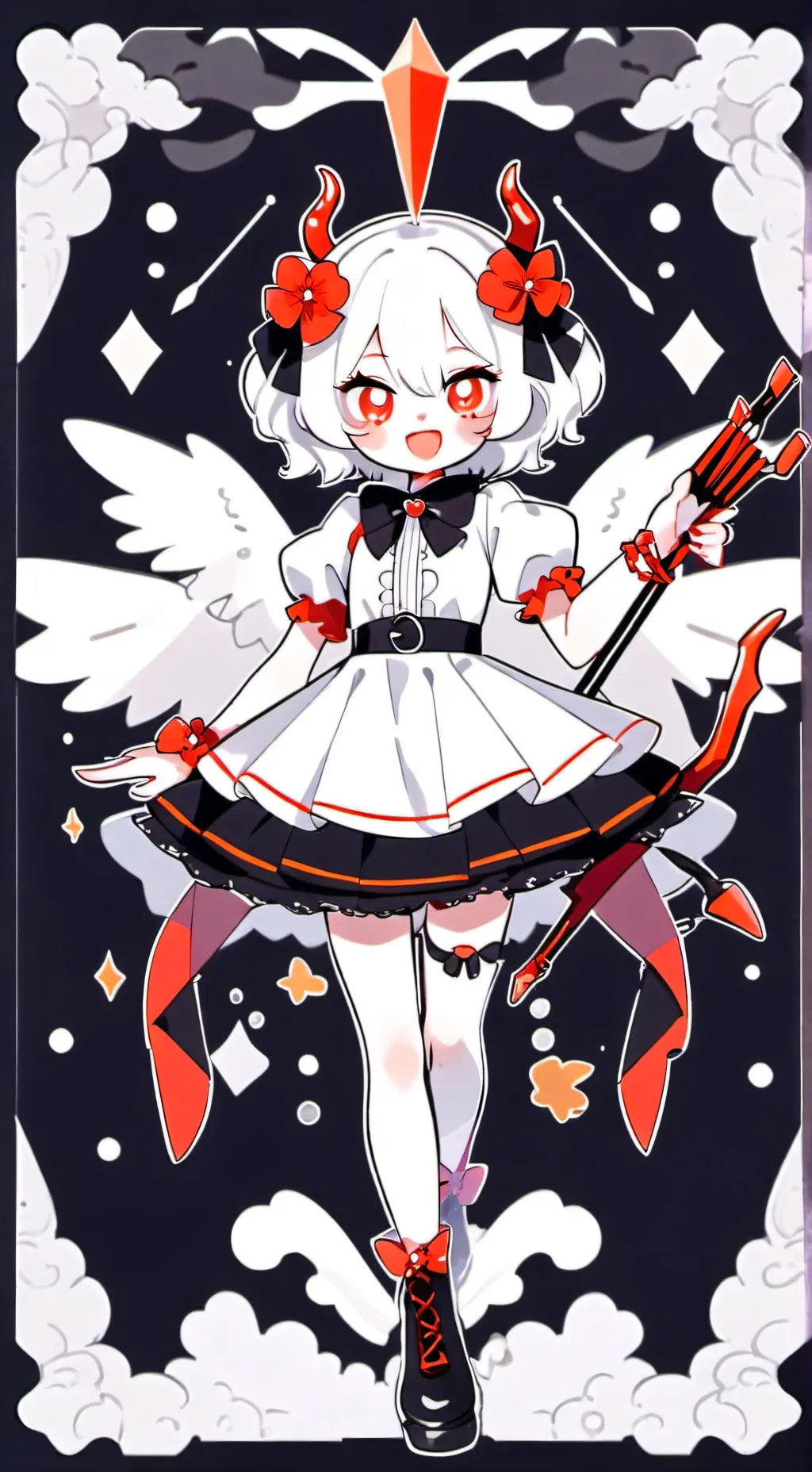 ai character: Candy apple!  background