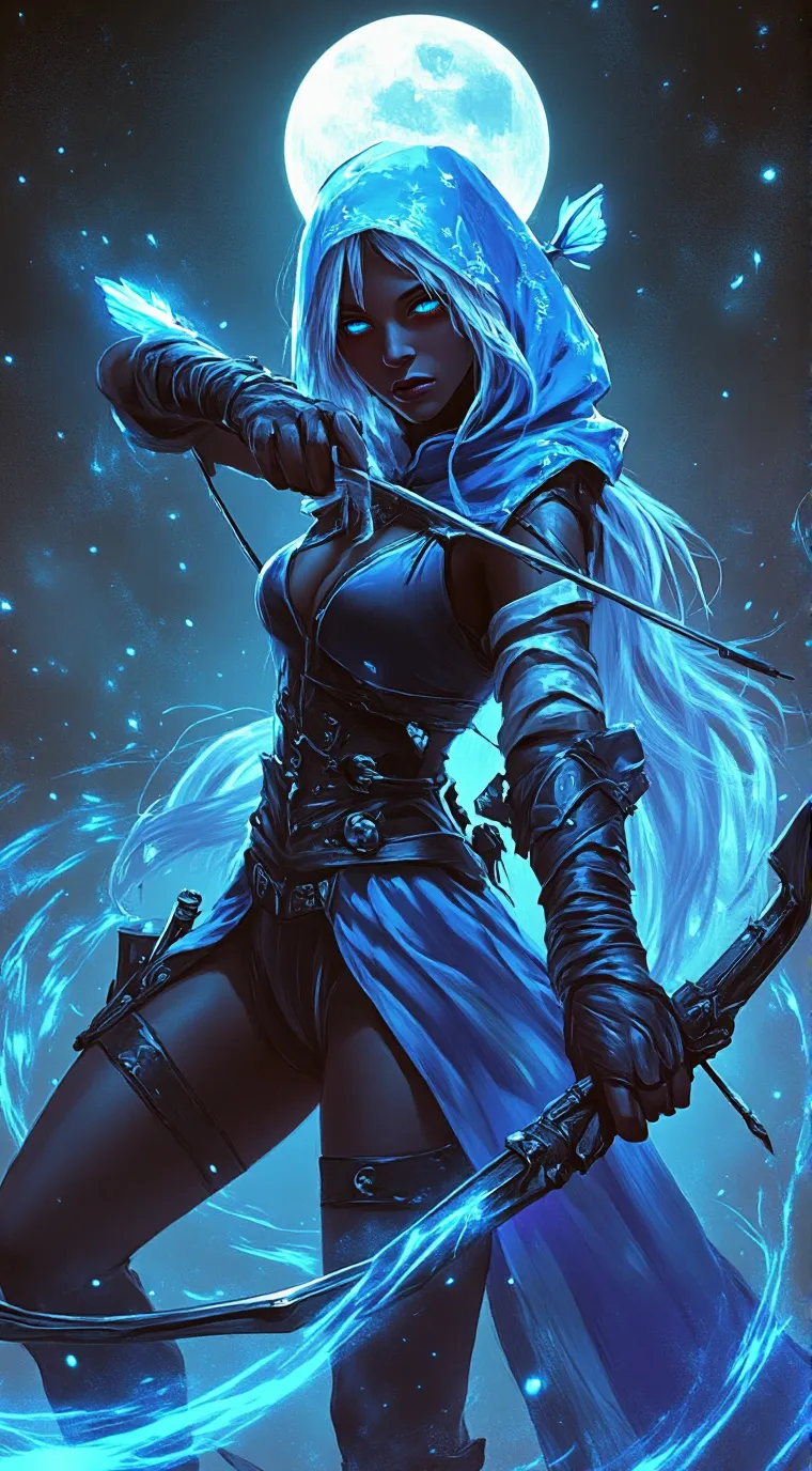 ai character: Luna Starfire background
