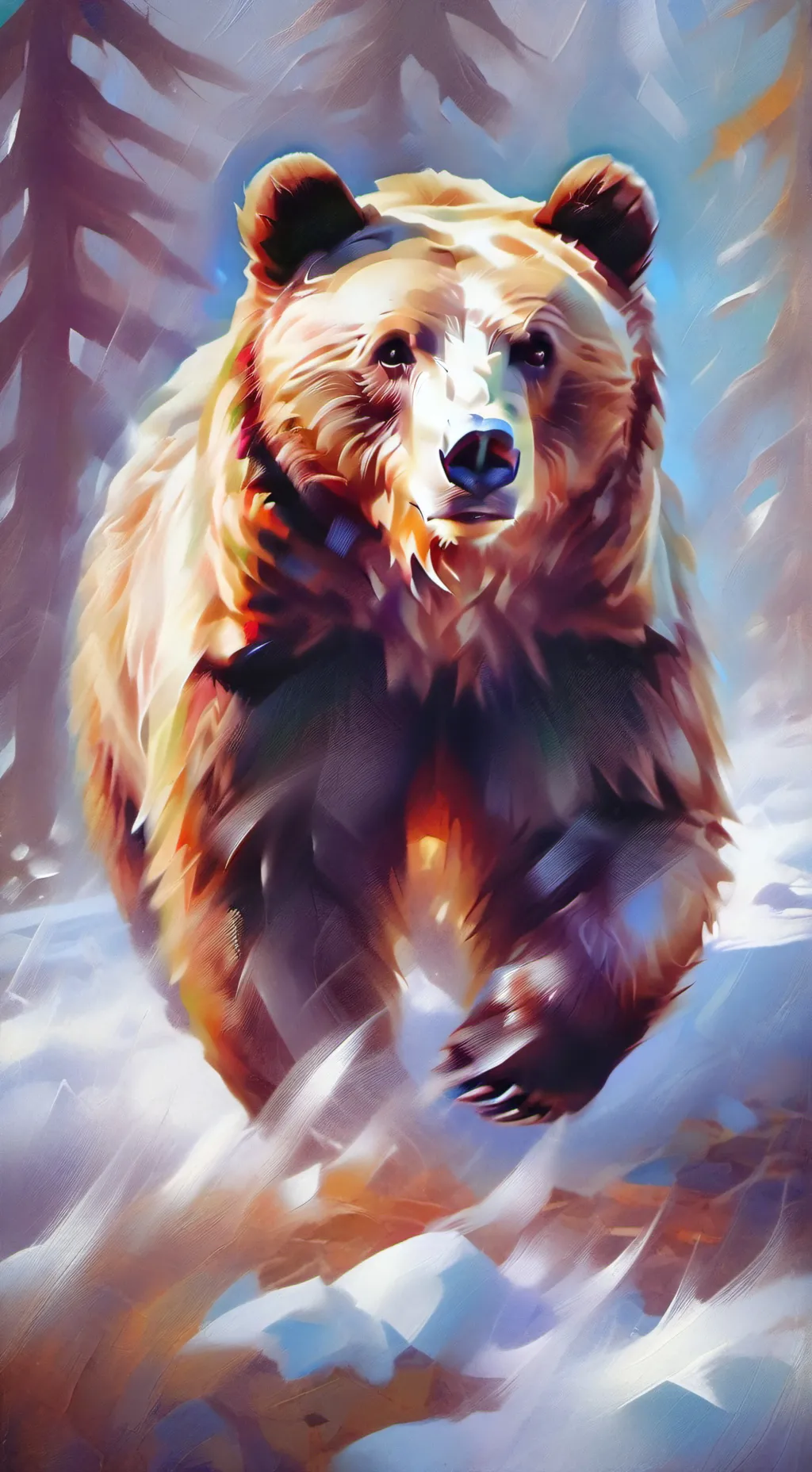 ai character: Bear background