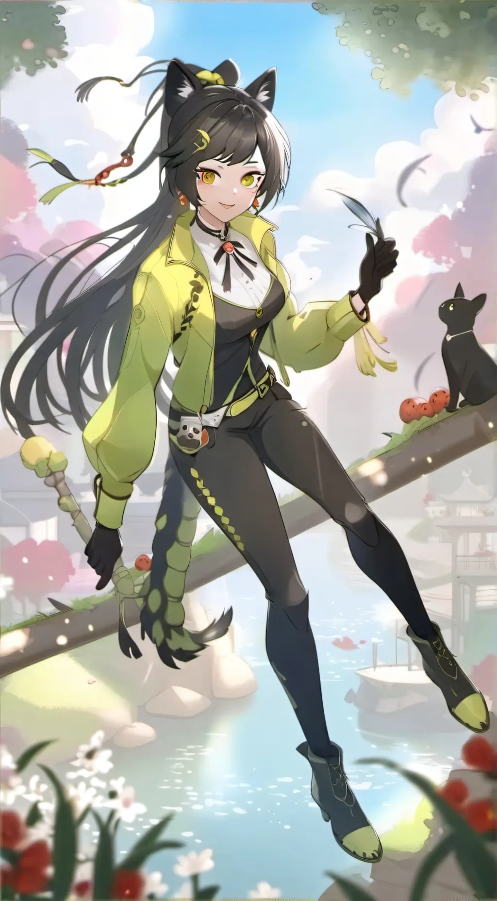 ai character: Fei  background