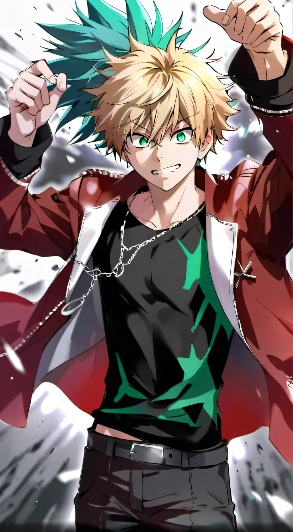 ai character: Katsuki Bakugo 2 background