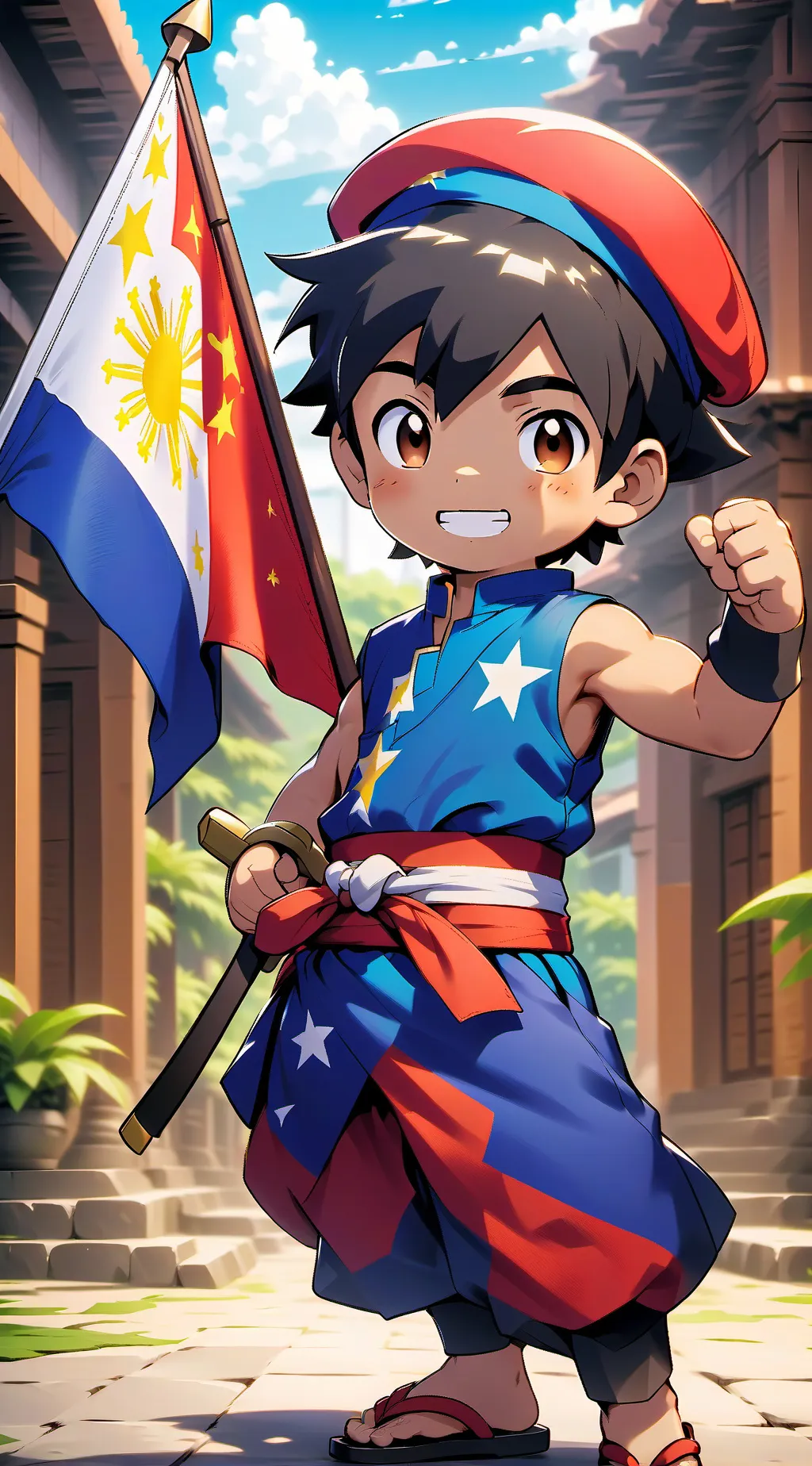 ai character: Poor Philippines 2 background