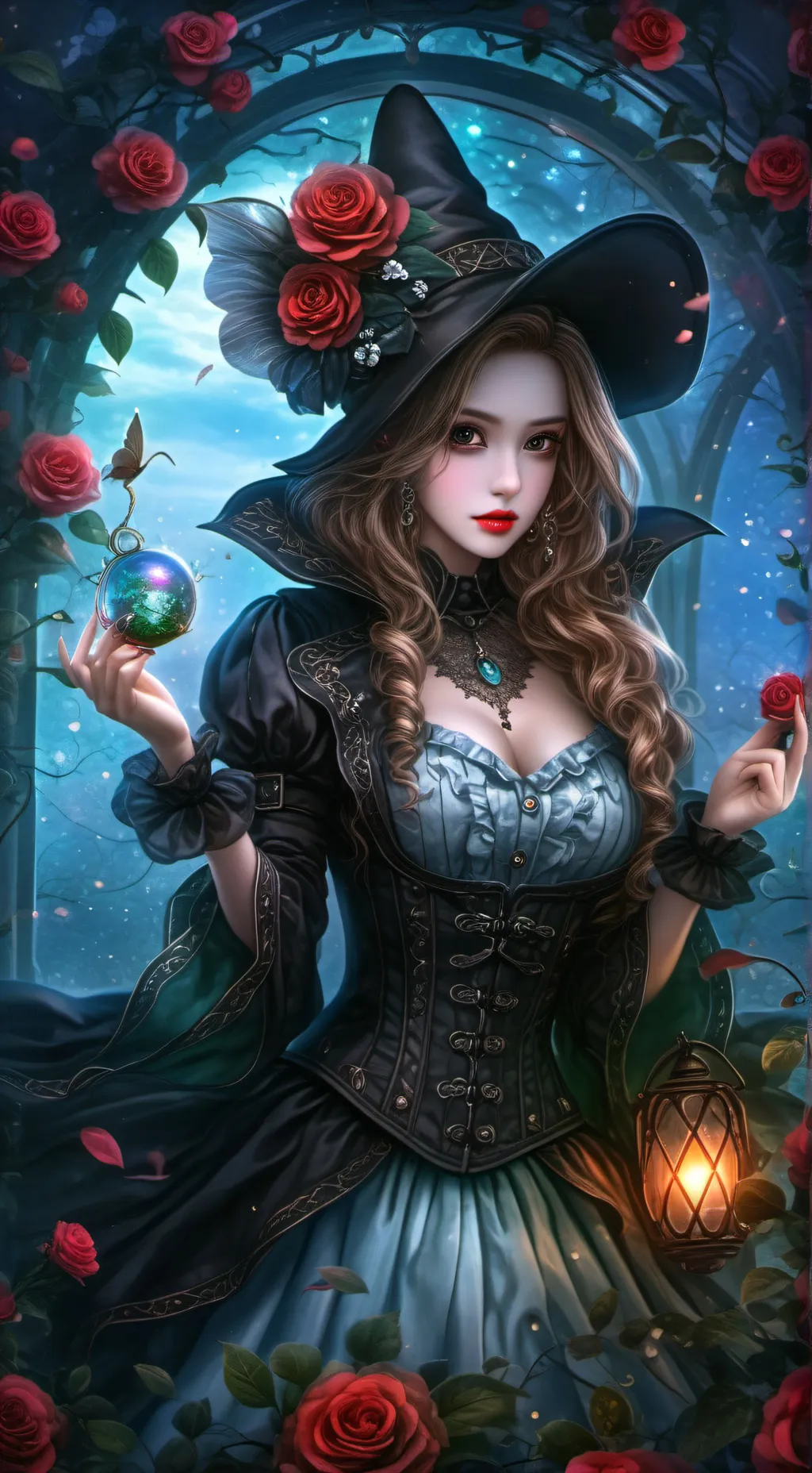 ai character: The witch background
