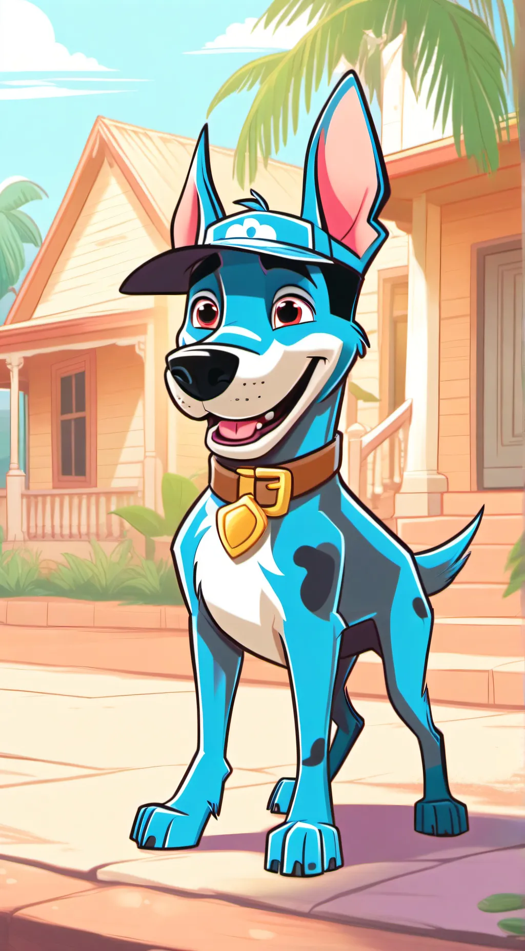 ai character: BLUEY RP background