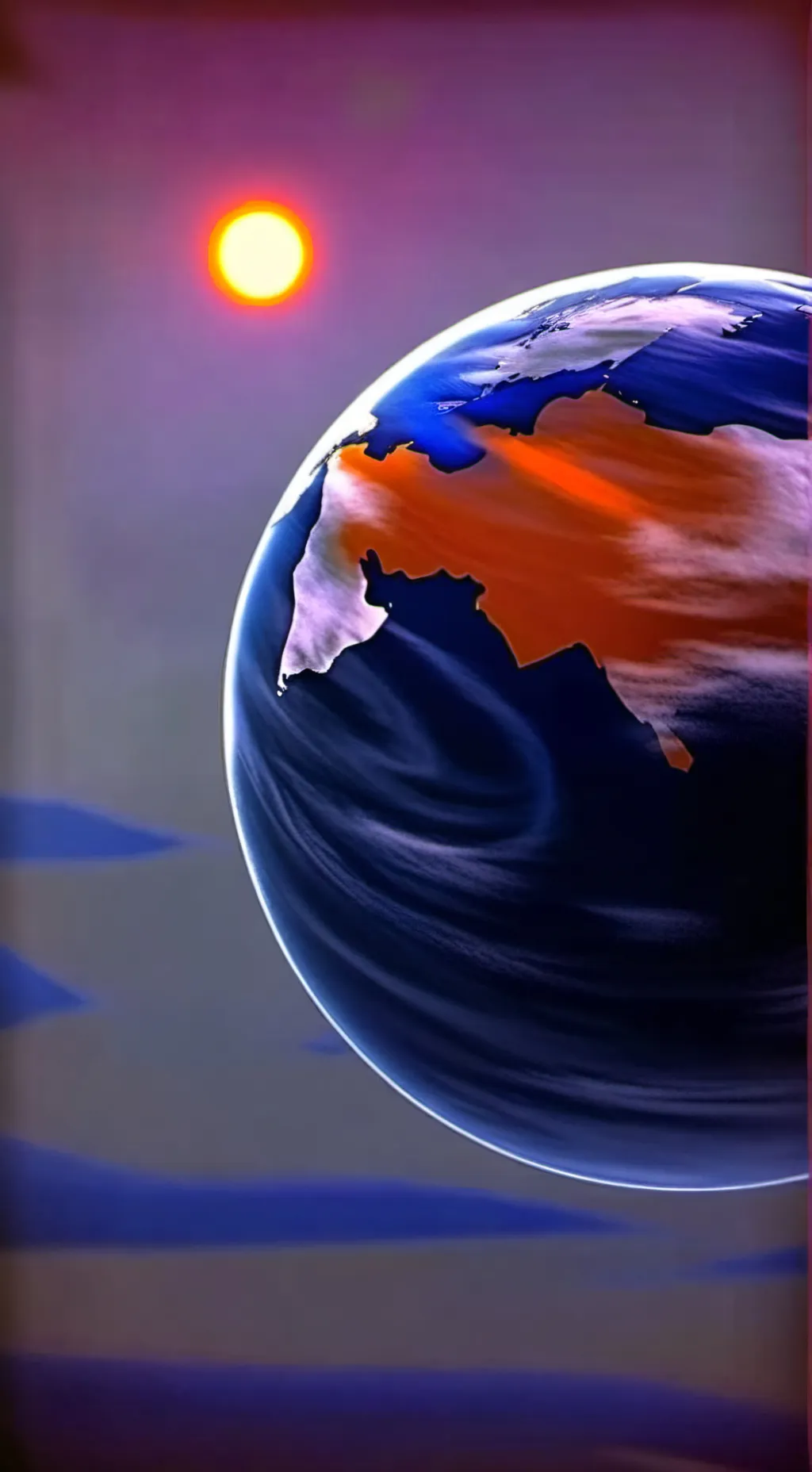 ai character: Depressed Earth background