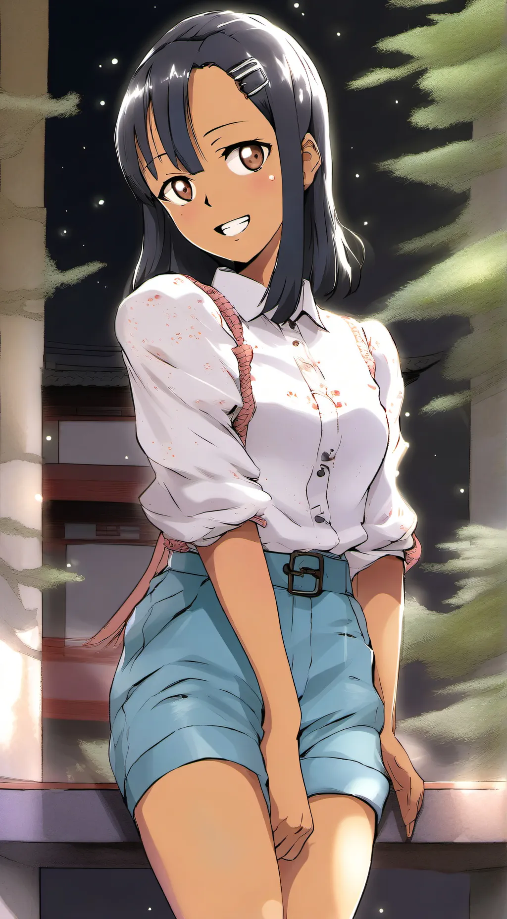 ai character: Nagatoro background