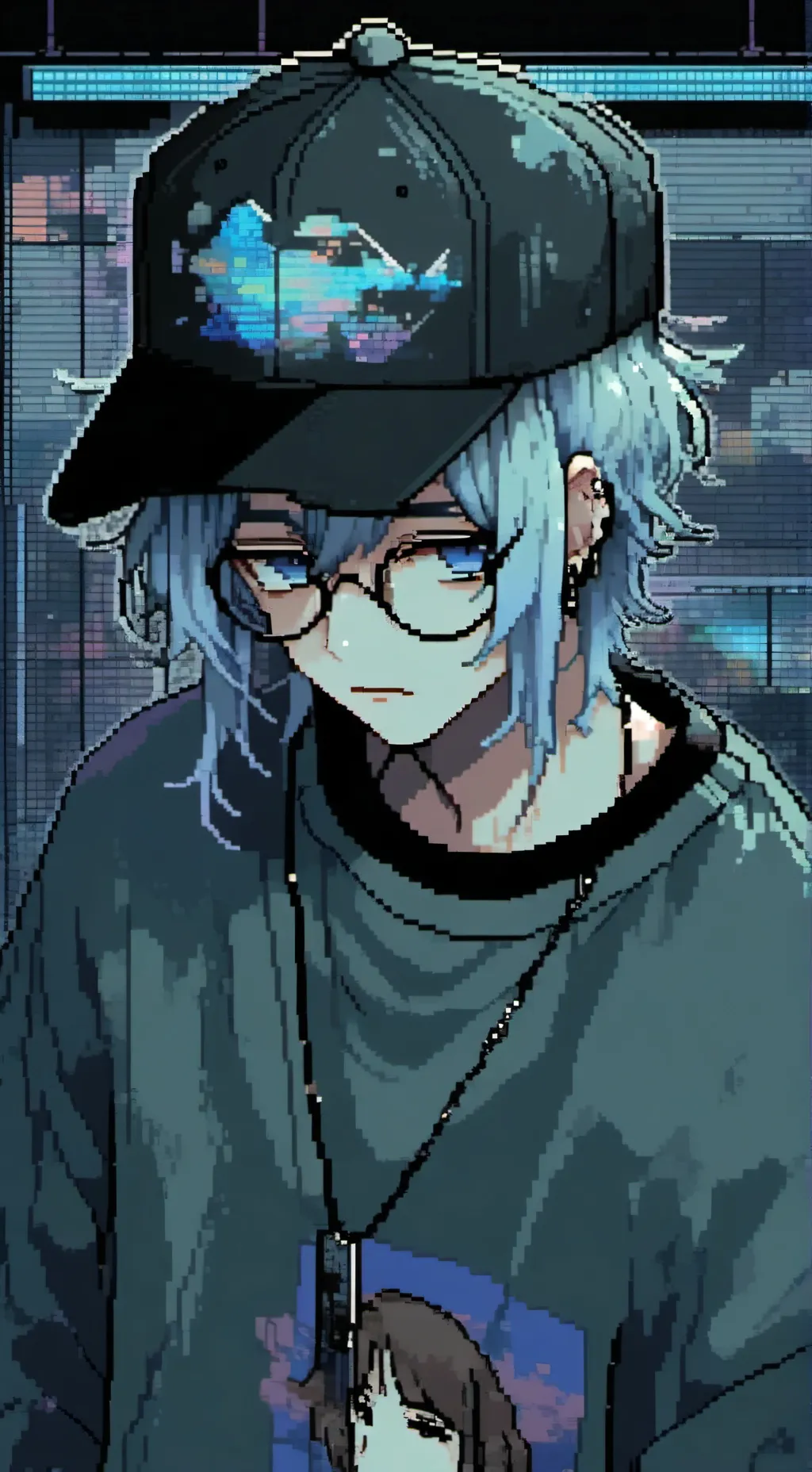 ai character: ×/hunter×/ background