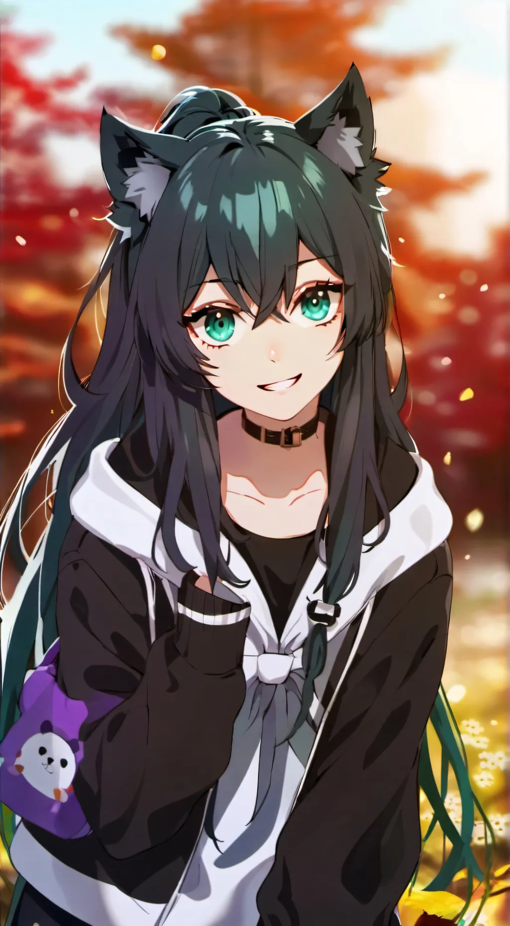 ai character: Luna background