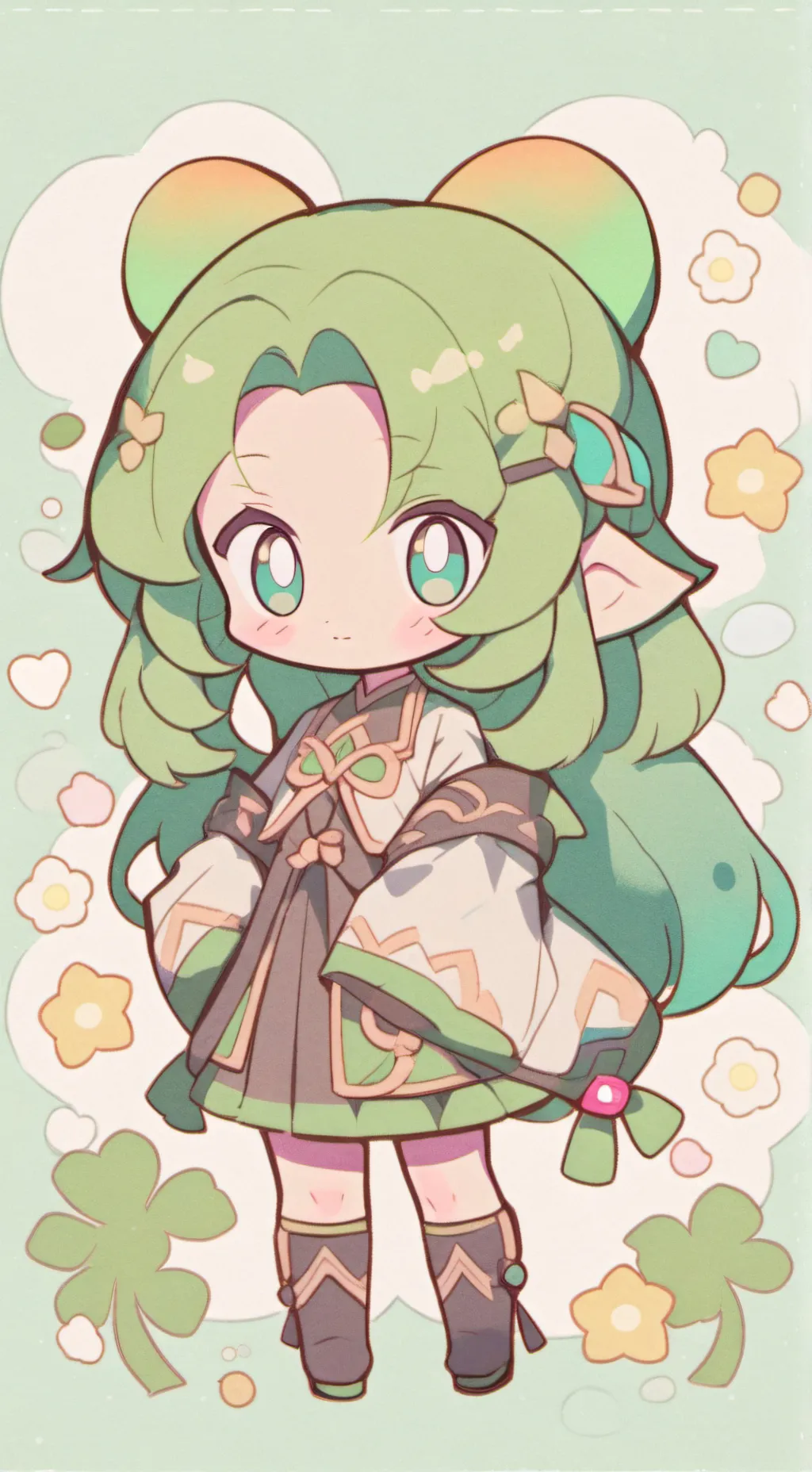 ai character: Emoji powers! background