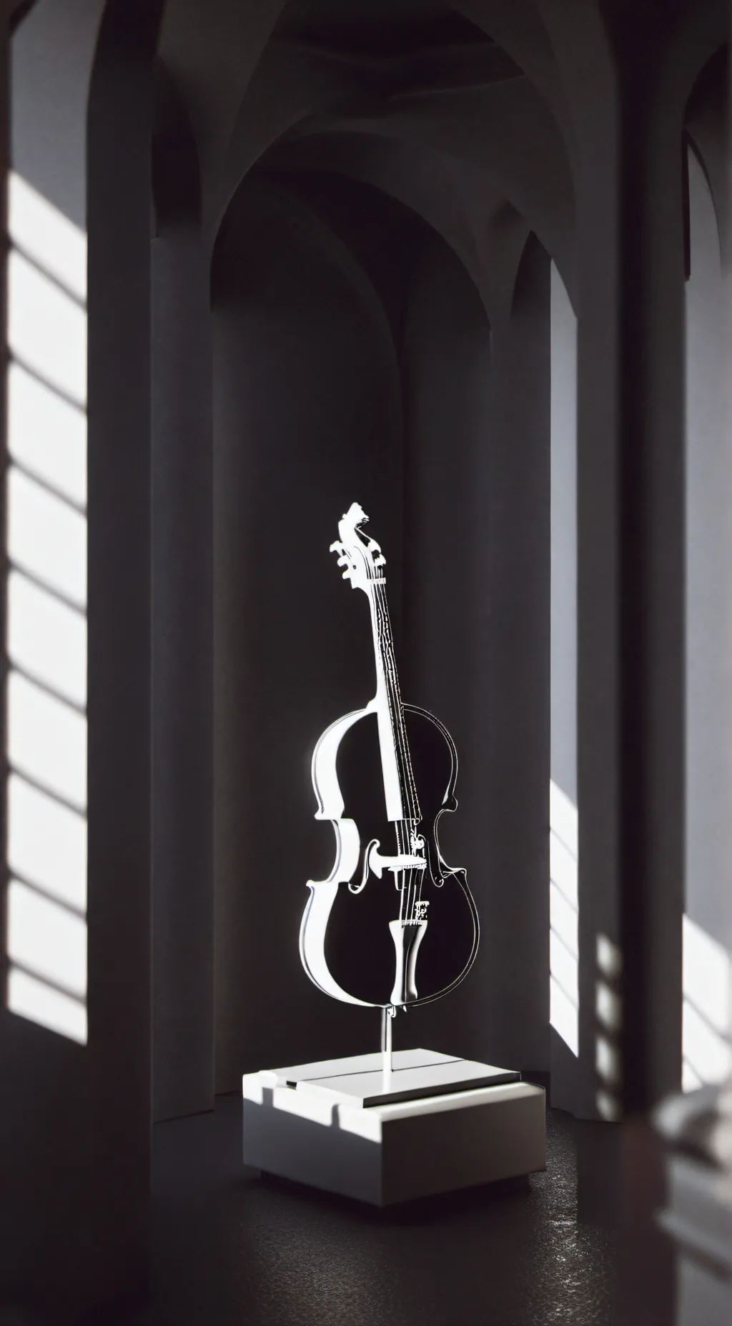 ai character: expanding music  background