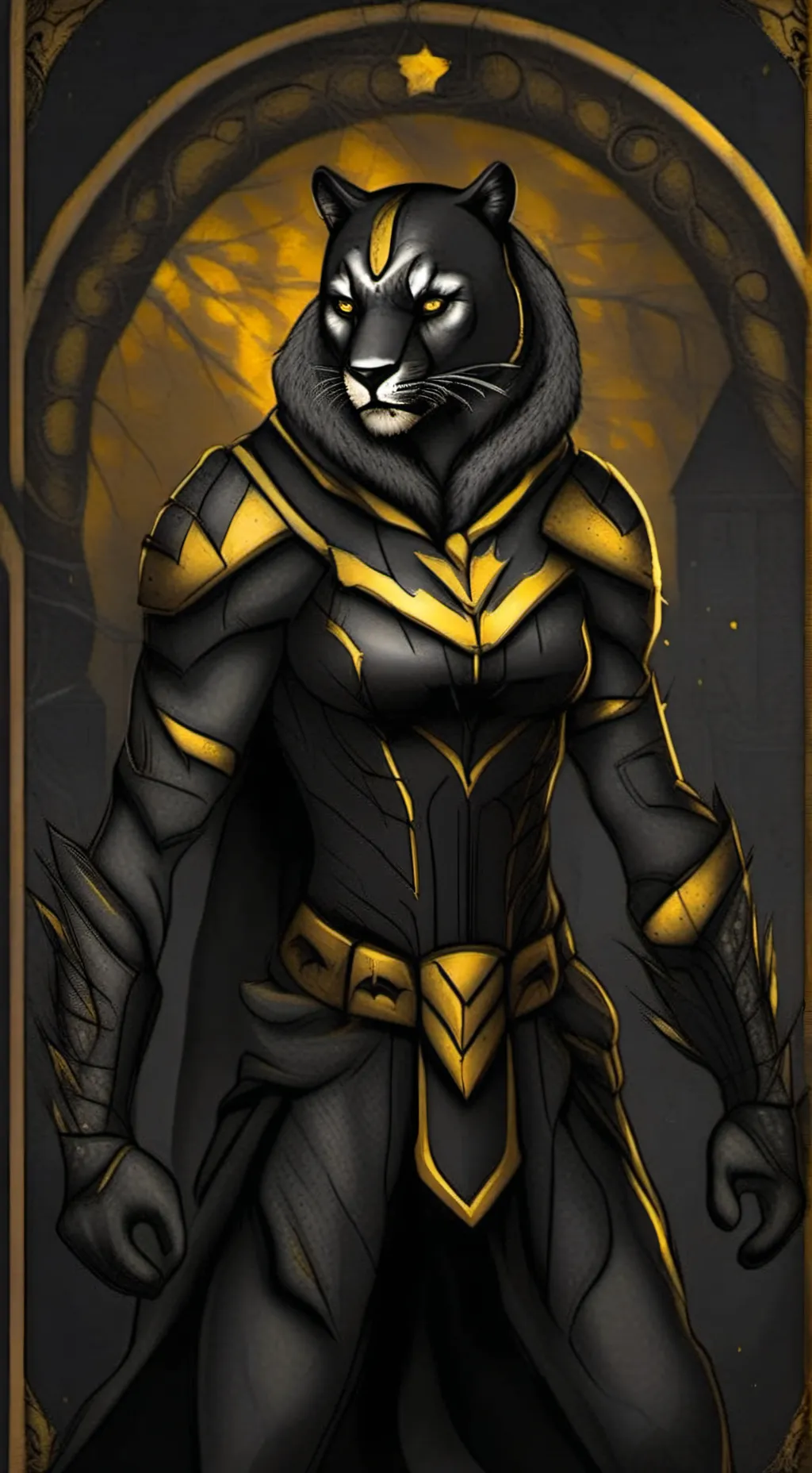 ai character: Panthera….(myth) background