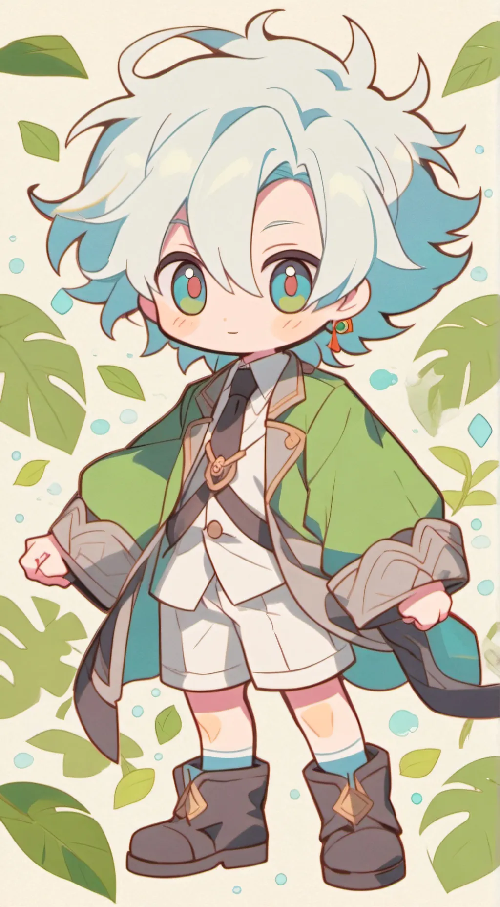 ai character: Kirua 💙 background