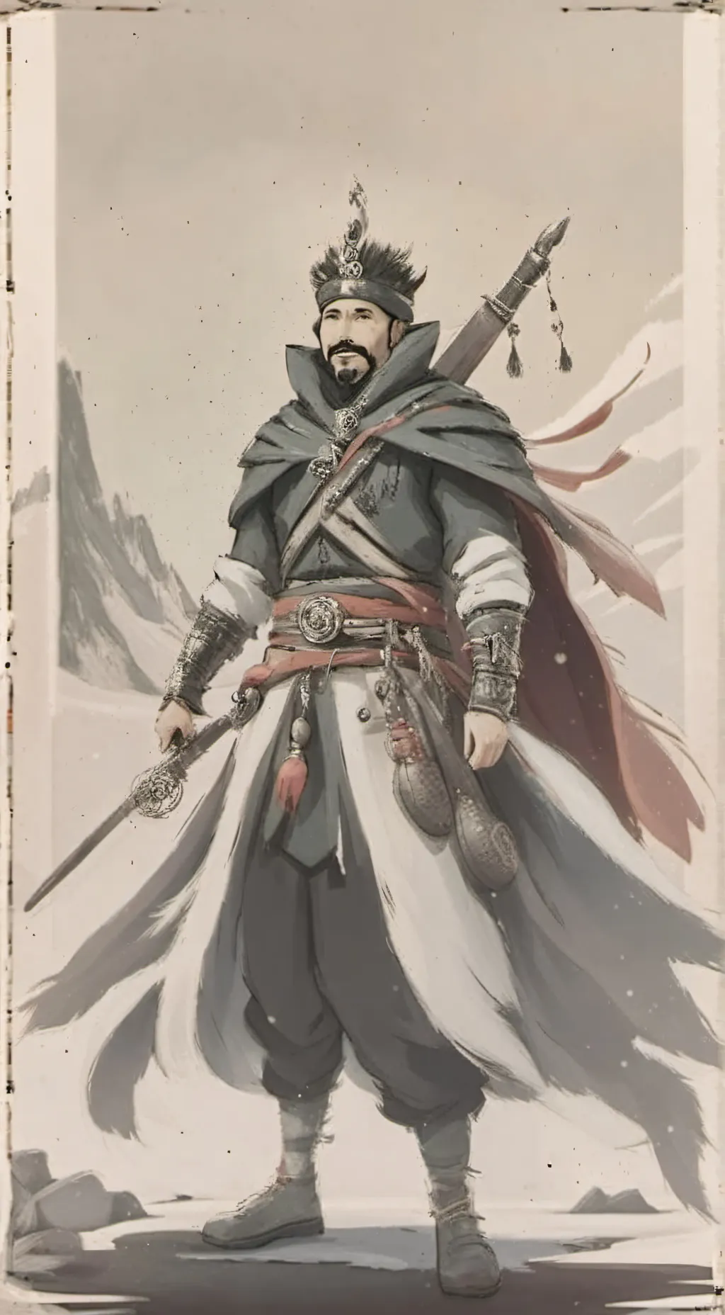 ai character: Outlaw(dead rails) background