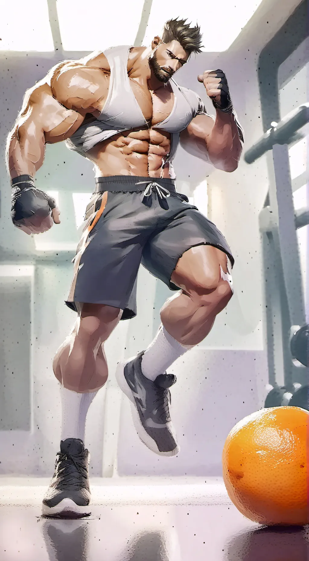 ai character: udin din din din background