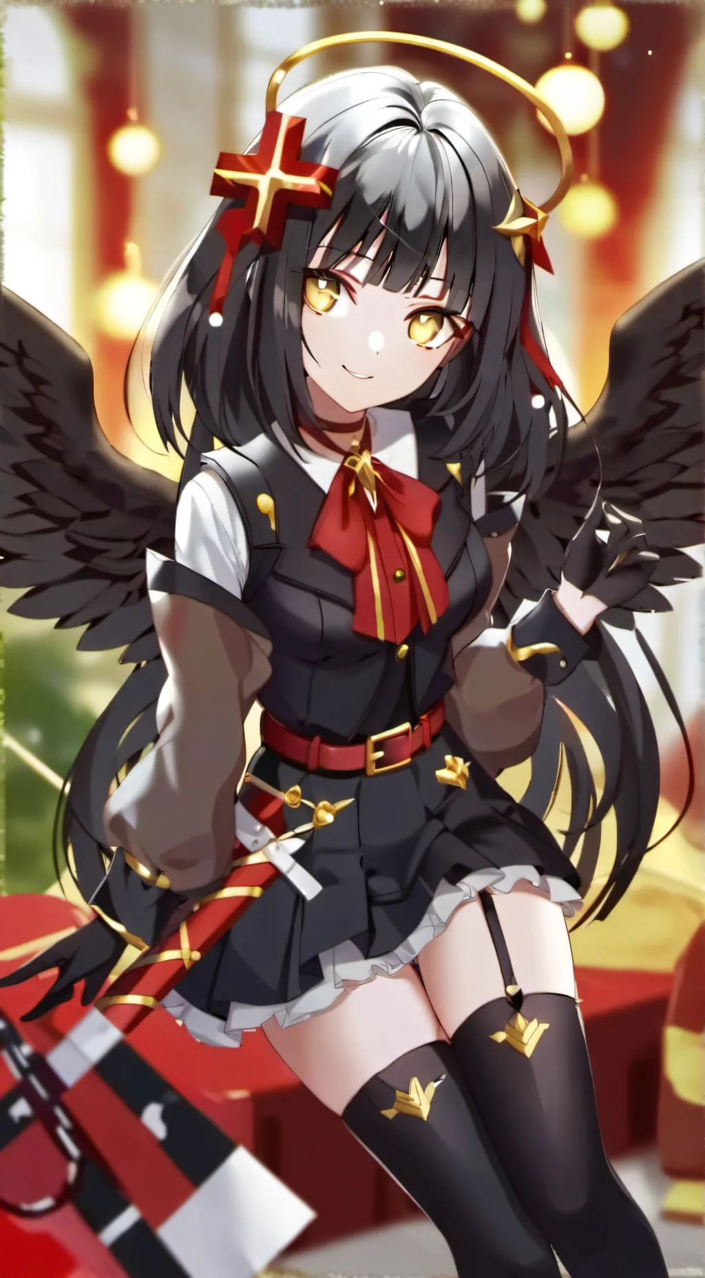ai character: a doll background