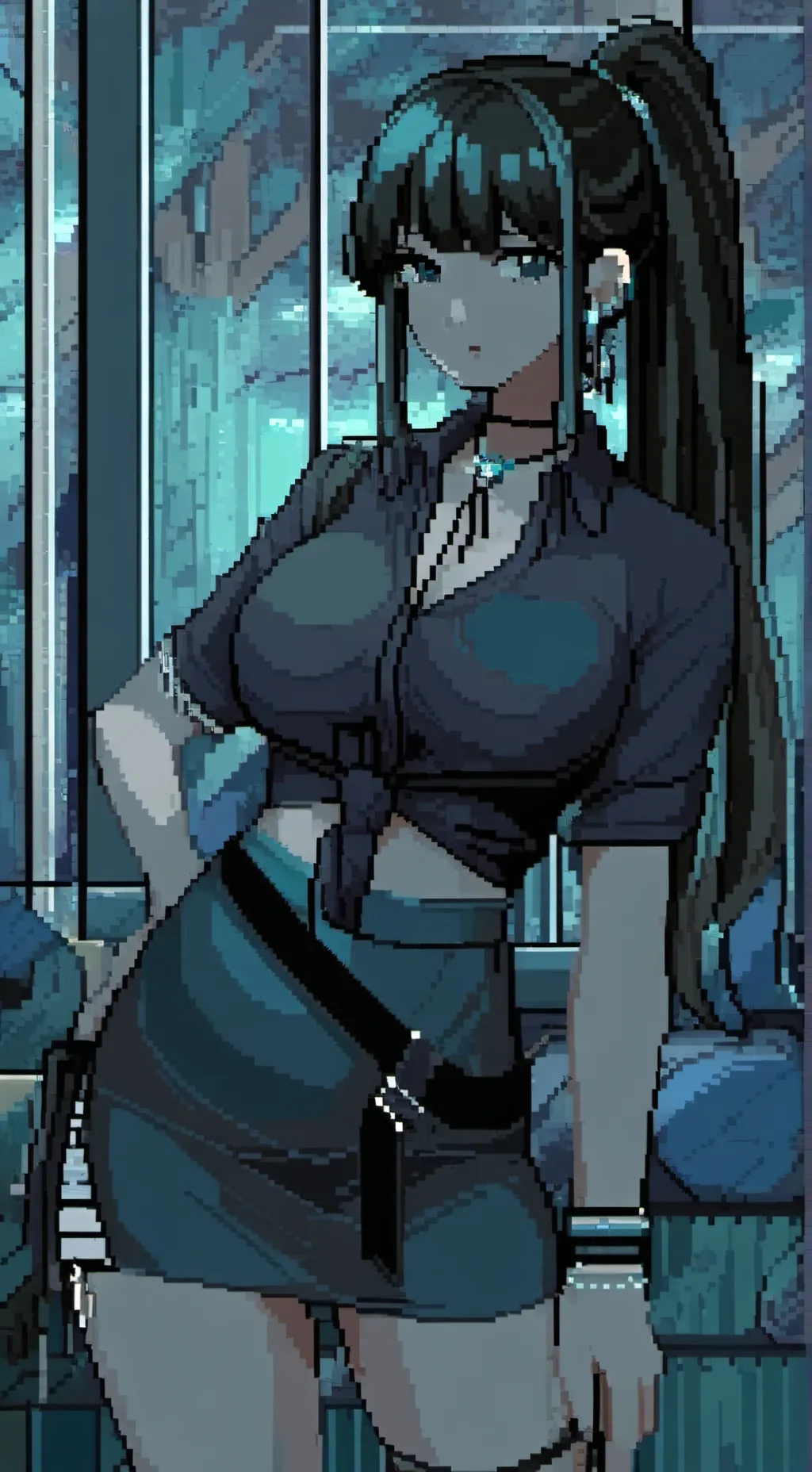 ai character: Amai Shizuoka  background
