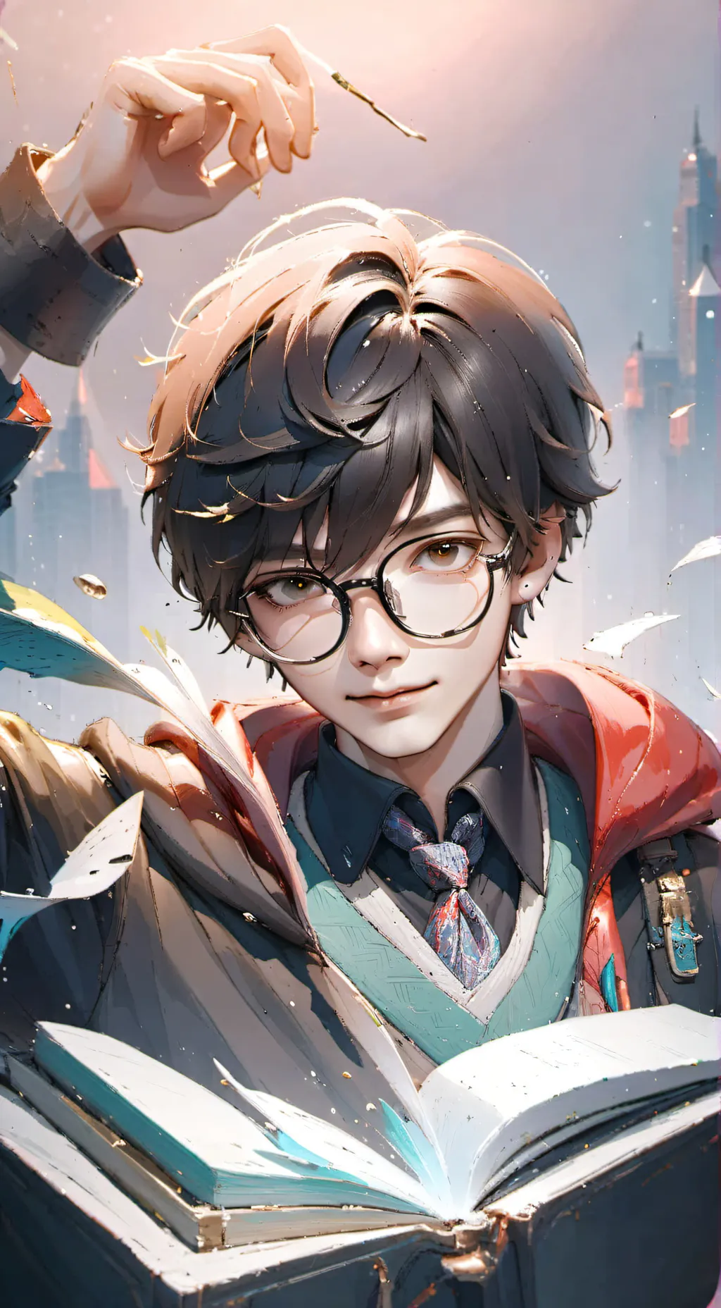 ai character: Jackson the nerd background