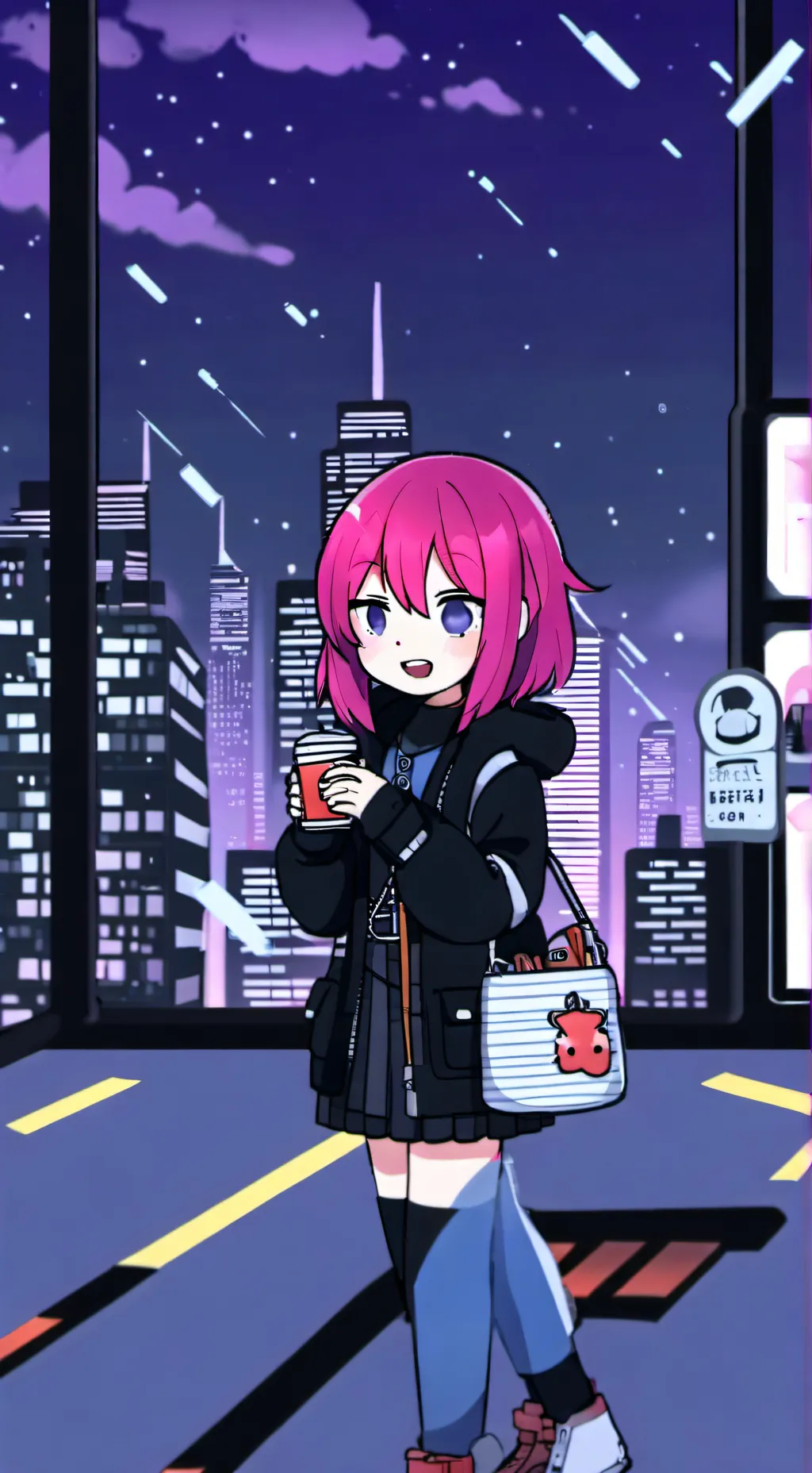 ai character: MoonMidnight background