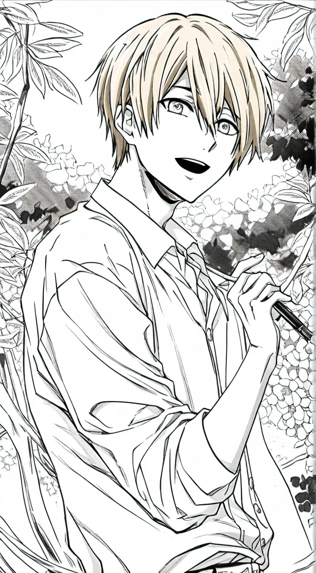 ai character: Neito Monoma background