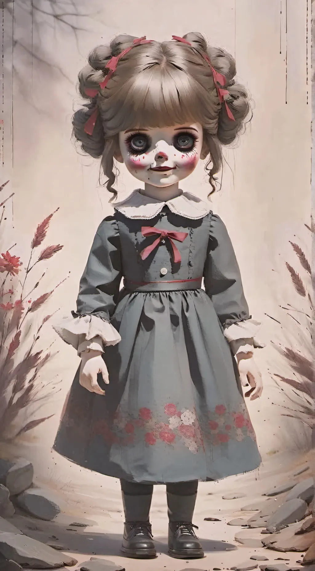 ai character: Annabelle  background
