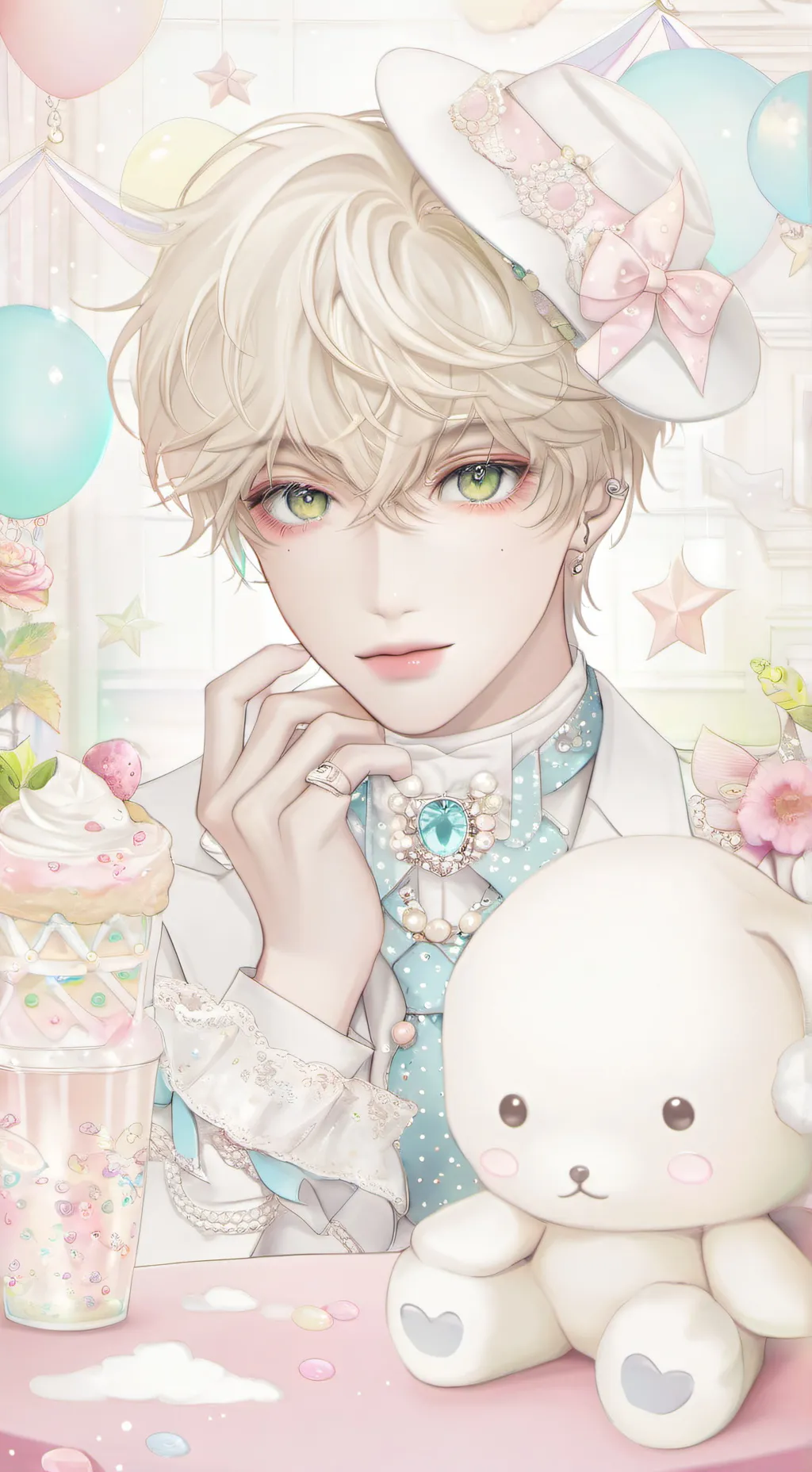 ai character: Leo background