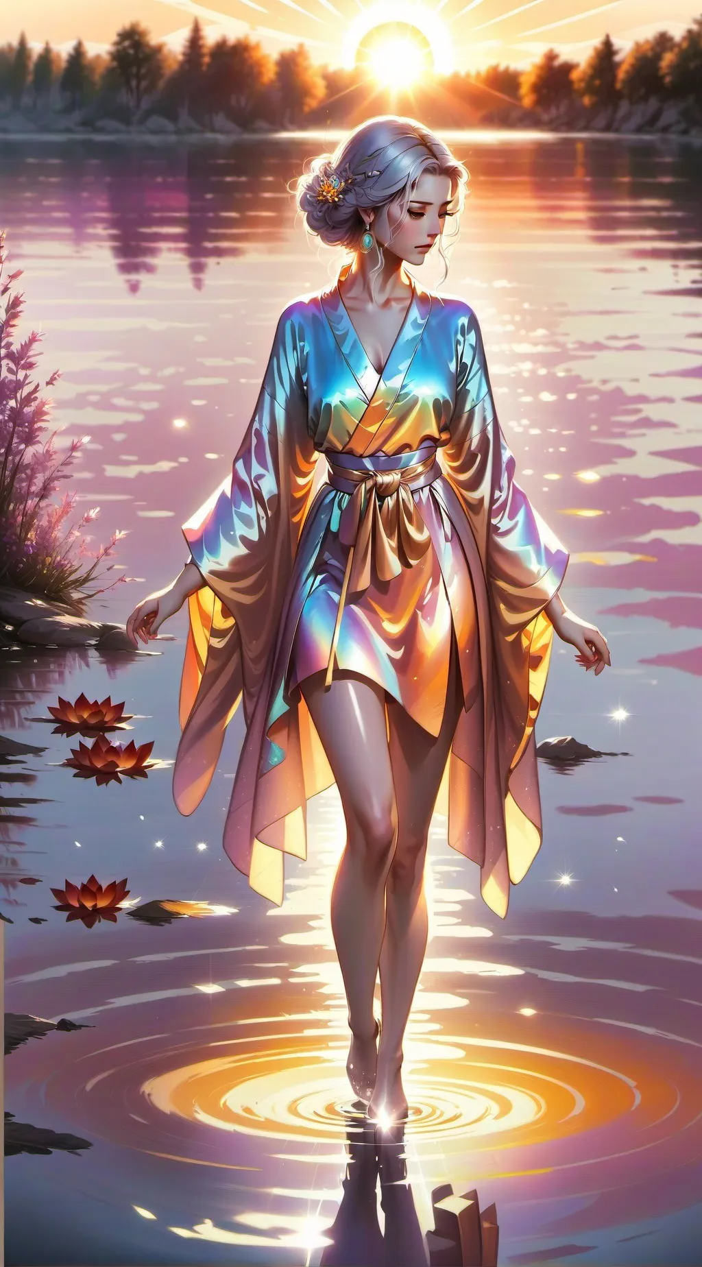 ai character: Luna background